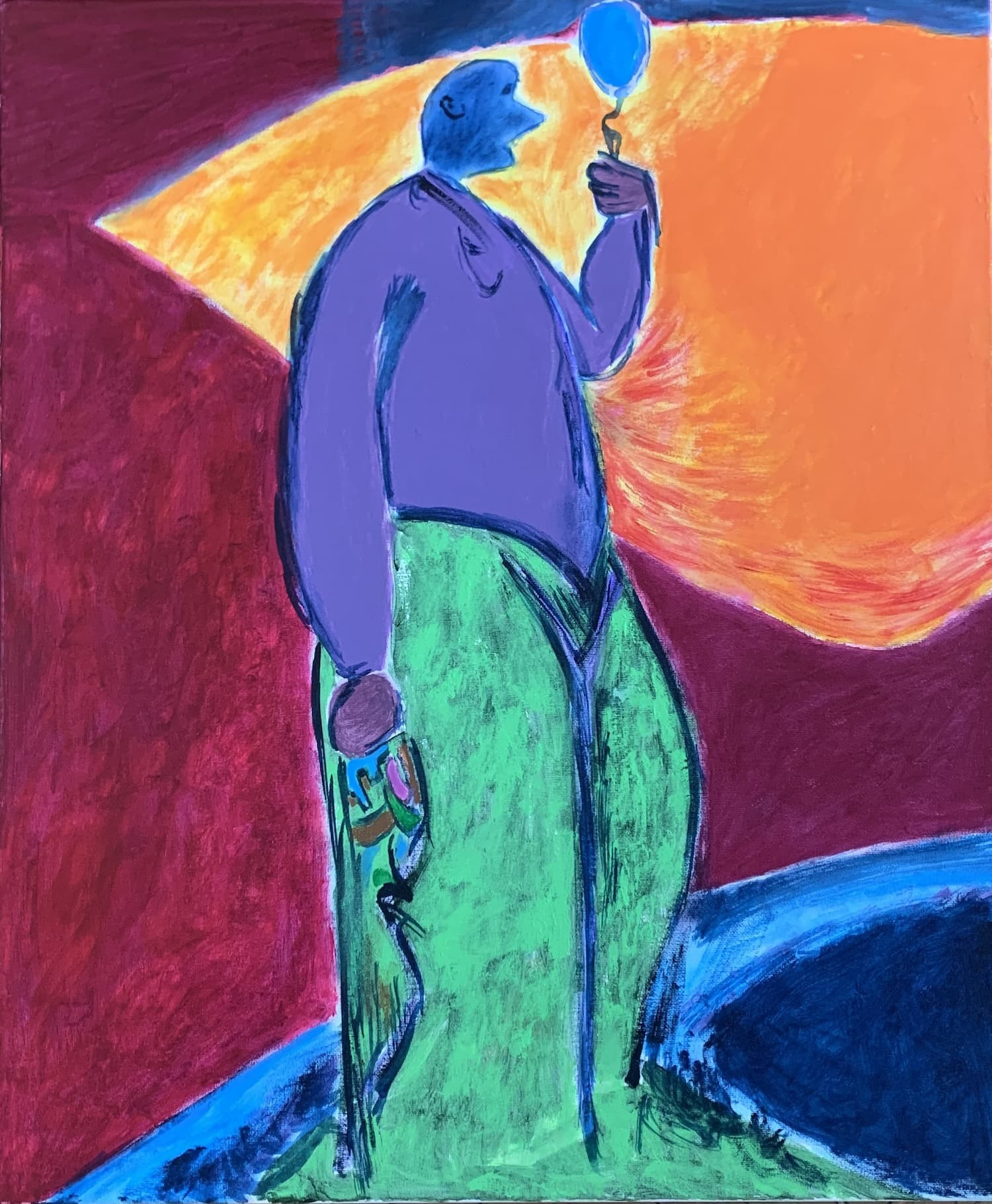 Охотники за шариками. Artist Oleg Semenovykh
