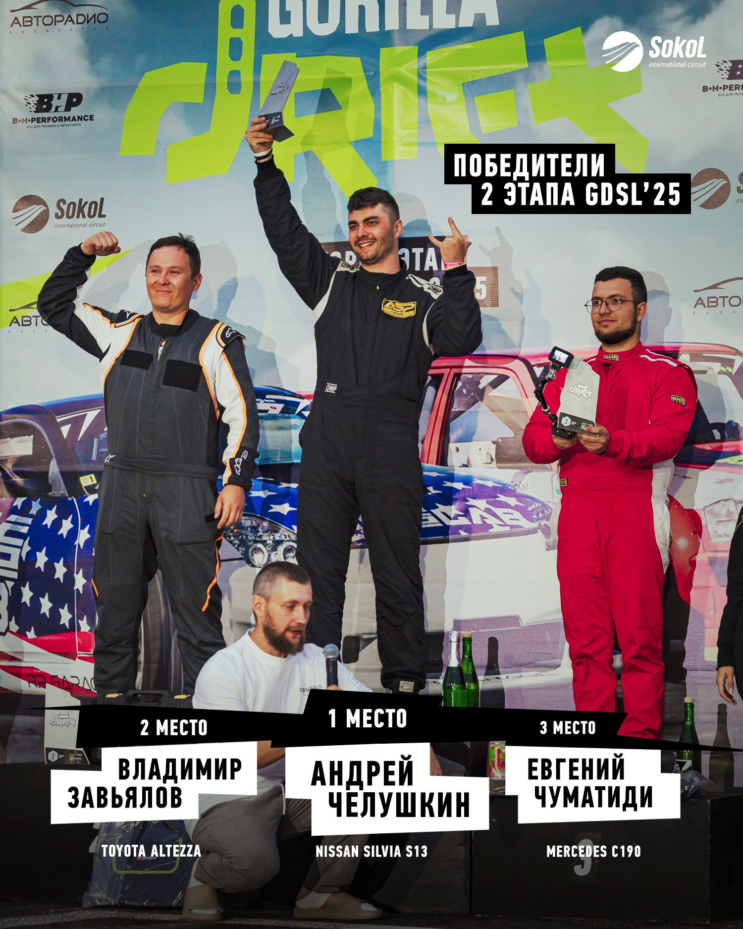 ПОБЕДИТЕЛИ 2 ЭТАПА GORILLA DRIFT 2025. Gorilla Drift