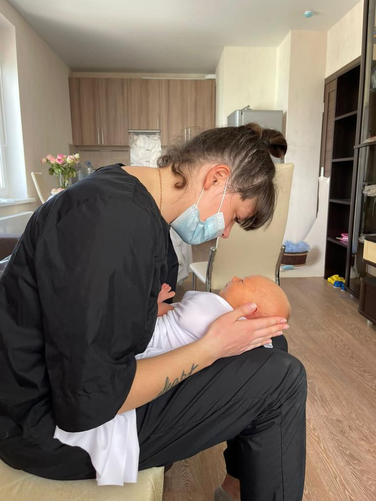 Процесс съёмки. Фотограф новорожденных в Воронеже