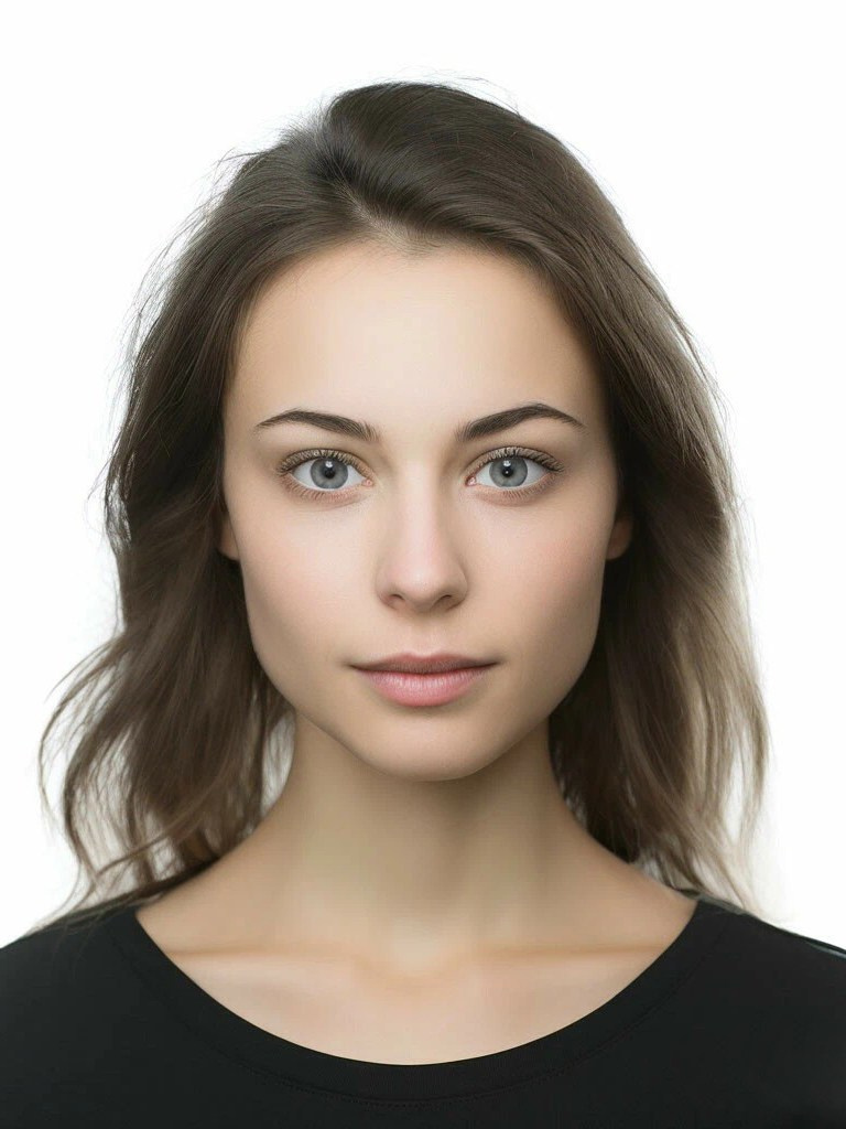 Фото на паспорт в Красноярске — ретушь. Фото на документы в Красноярске