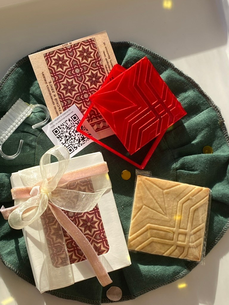 Форма для печенья № 6. Метлахская плитка парадных Санкт-Петербурга