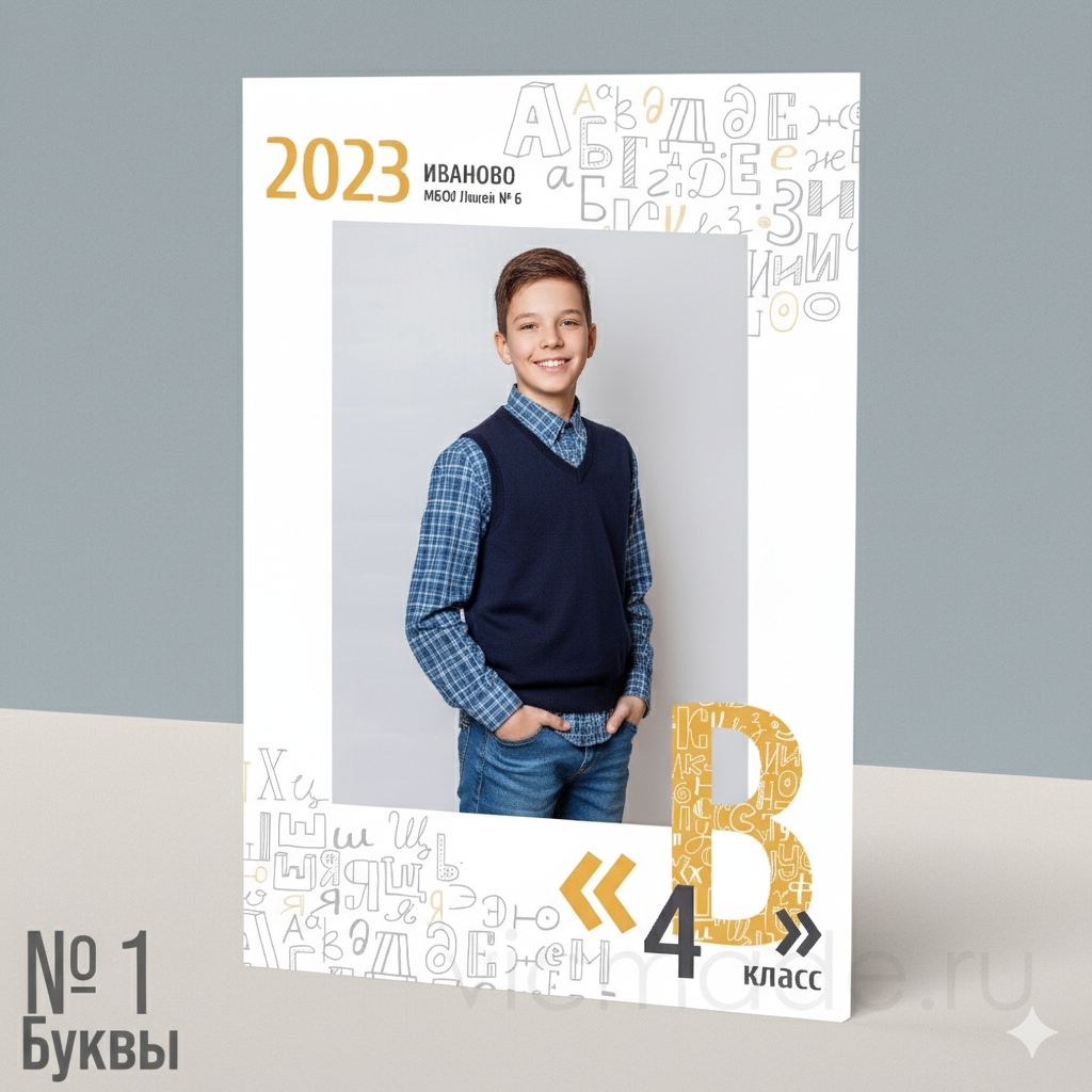 Макет Буквы. Фотокниги и выпускные альбомы в Иваново