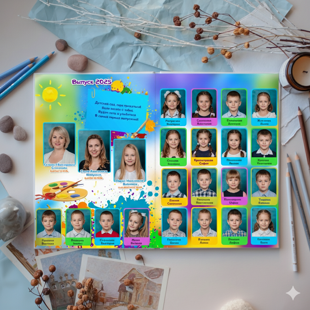 Макет Краски. Фотокниги и выпускные альбомы в Иваново