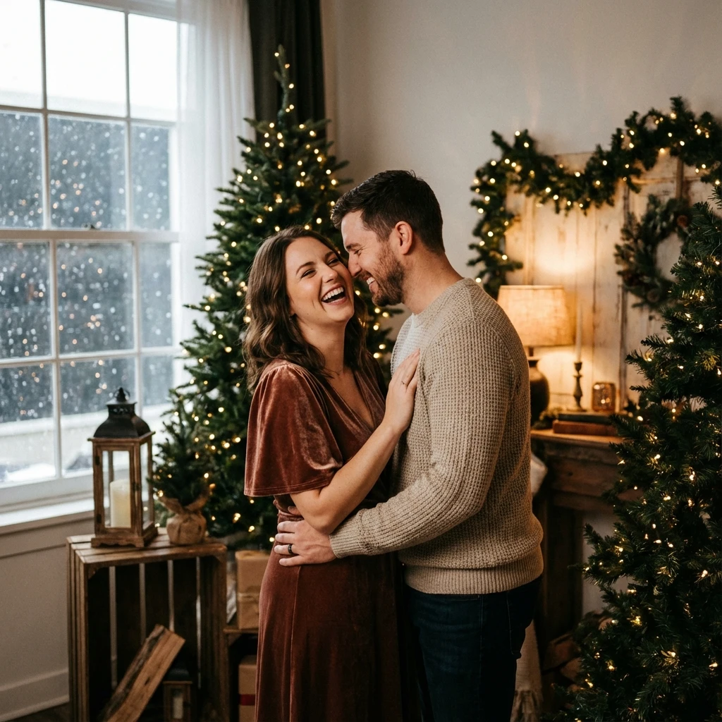 фотосессия в новогоднем стиле