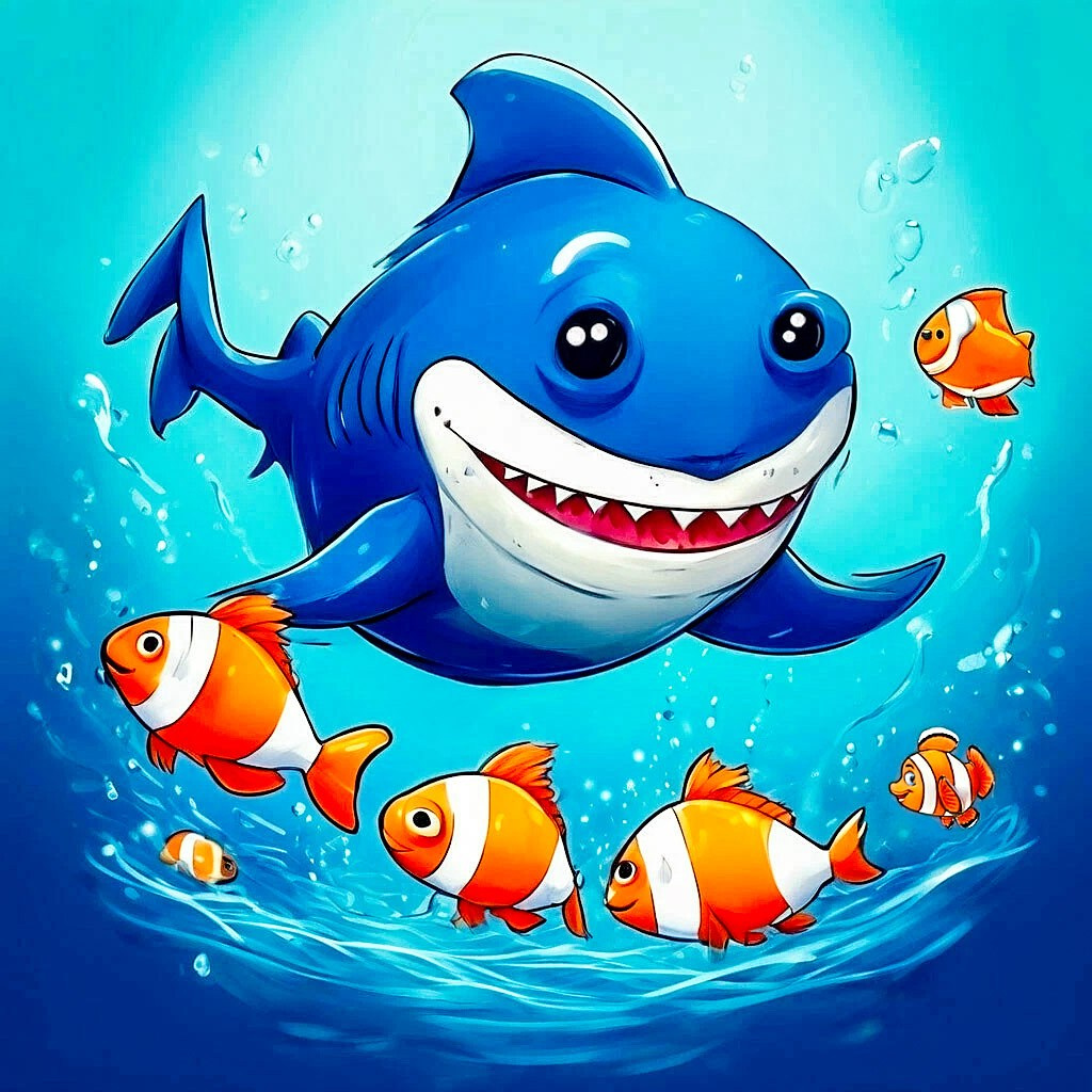 Что сказала акула, когда съела рыбу-клоуна?. НЕЙРО-АРТы Воеводова