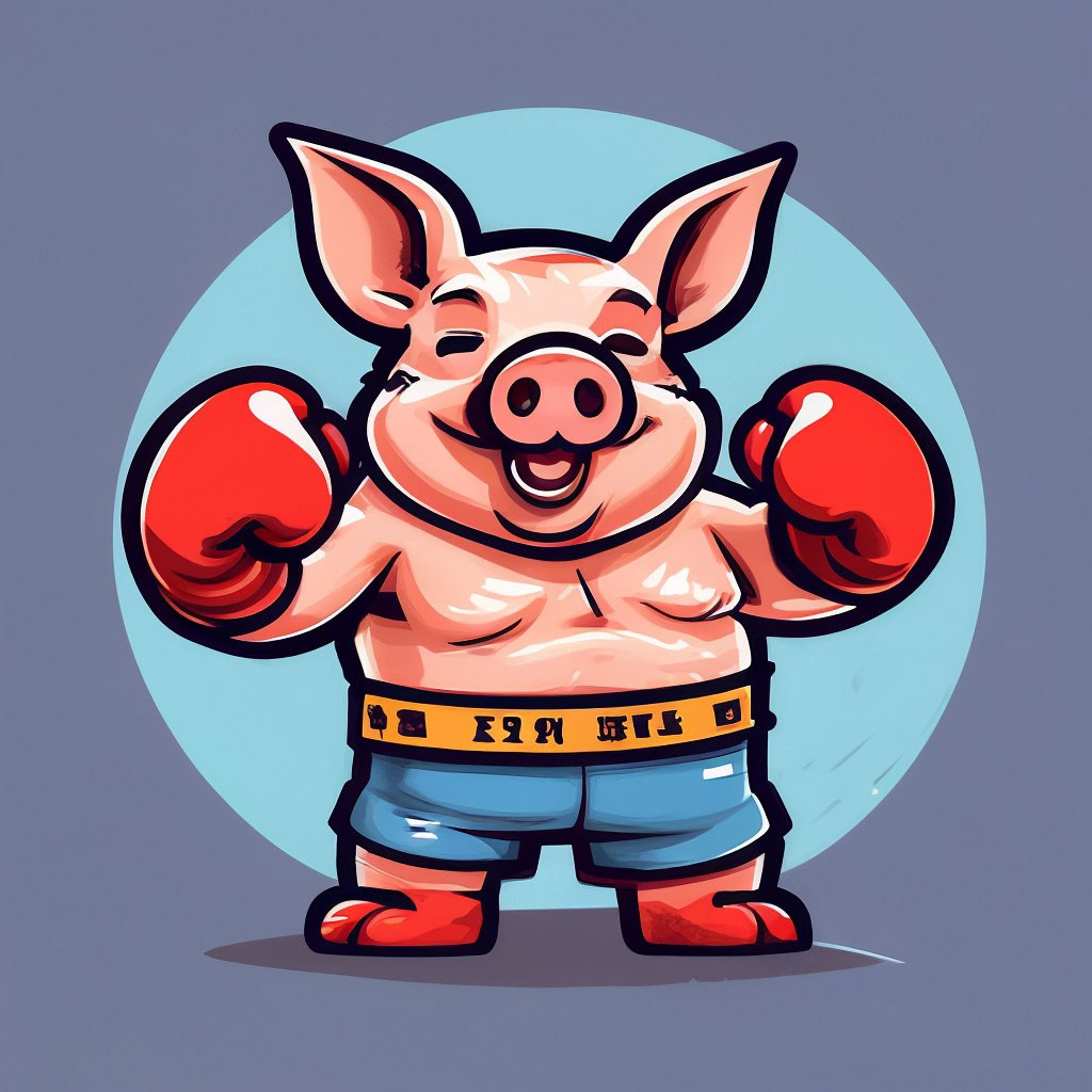 Как называется свинья, которая занимается боксом?. НЕЙРО-АРТы Воеводова