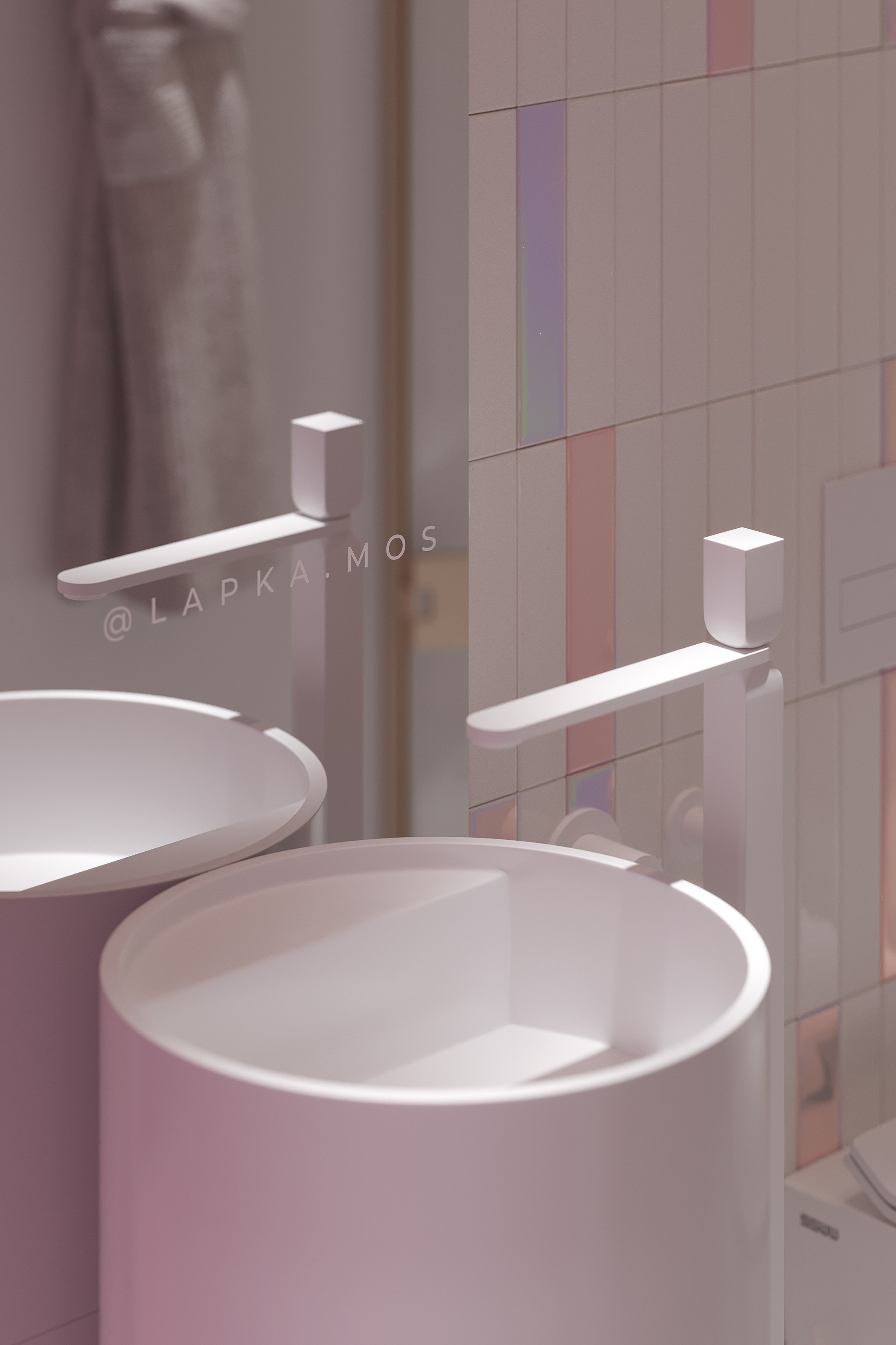 Отдельностоящая раковина в салоне