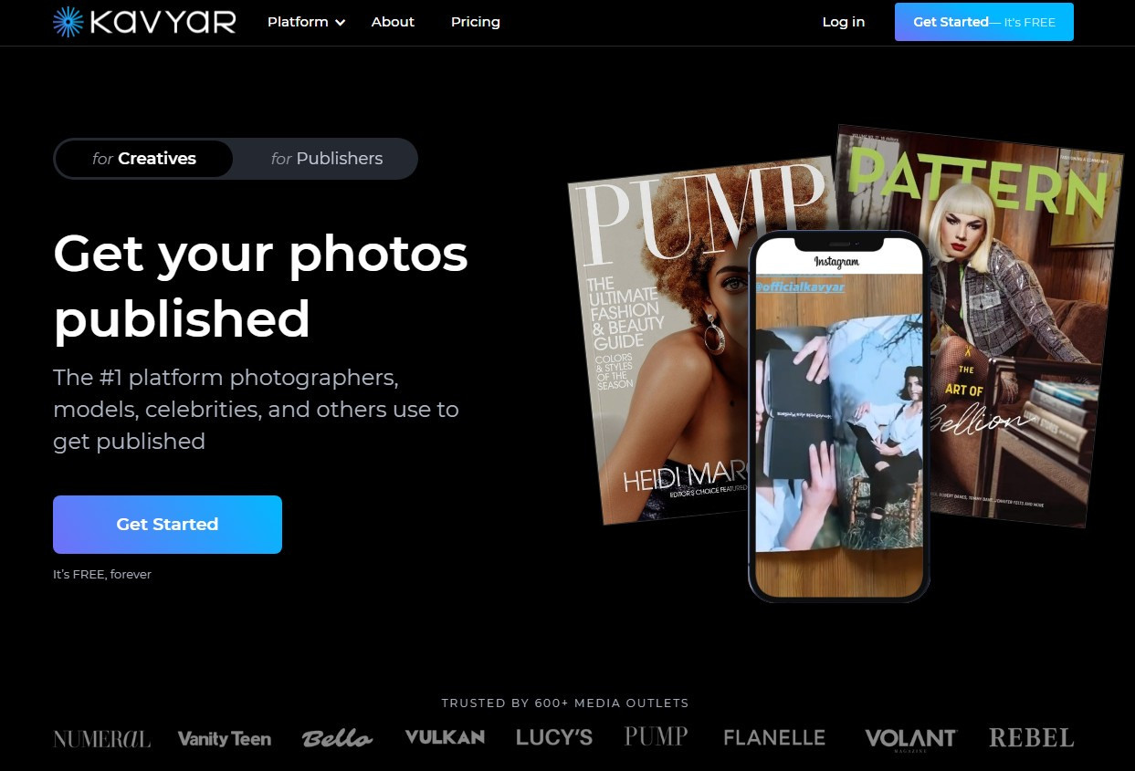 Kavyar.com Как попасть в журнал?