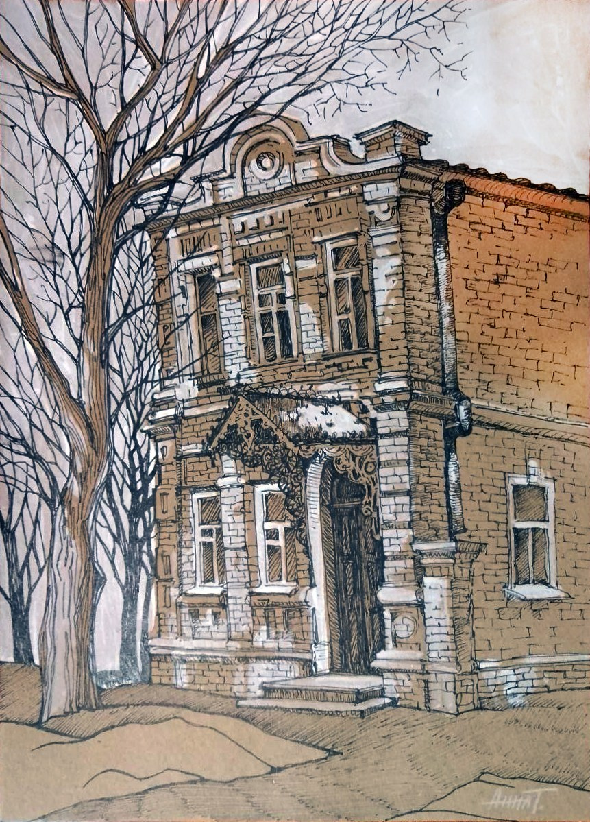 Графика. Тихонова Анна —художник-график, художник-монументалист, живописец, педагог