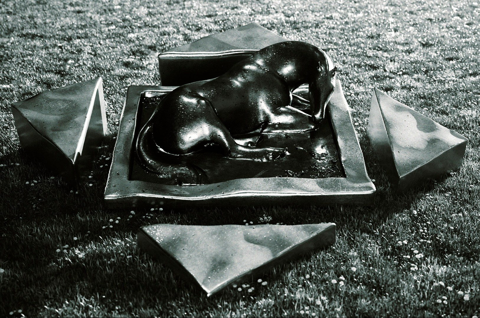 Проект «лошадь на траве». Sculptor Aleksei Dmitriev