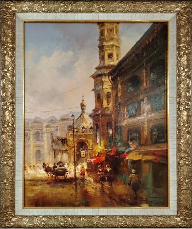 Город, виды Санкт-Петербурга, Аничков мост, Кони Клодта, Фонтанка