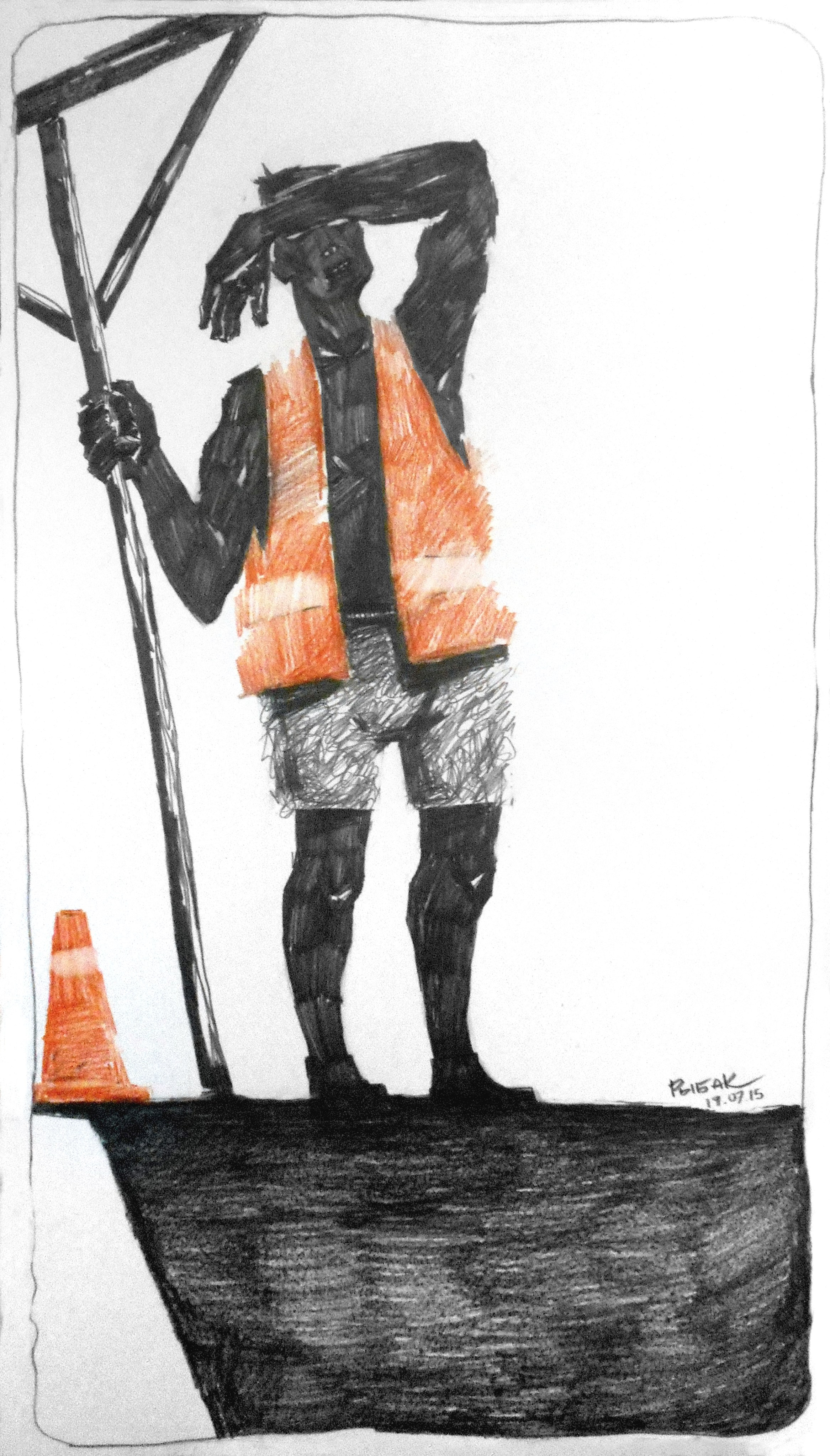 Графика 2015. Художник Рыбак Николай