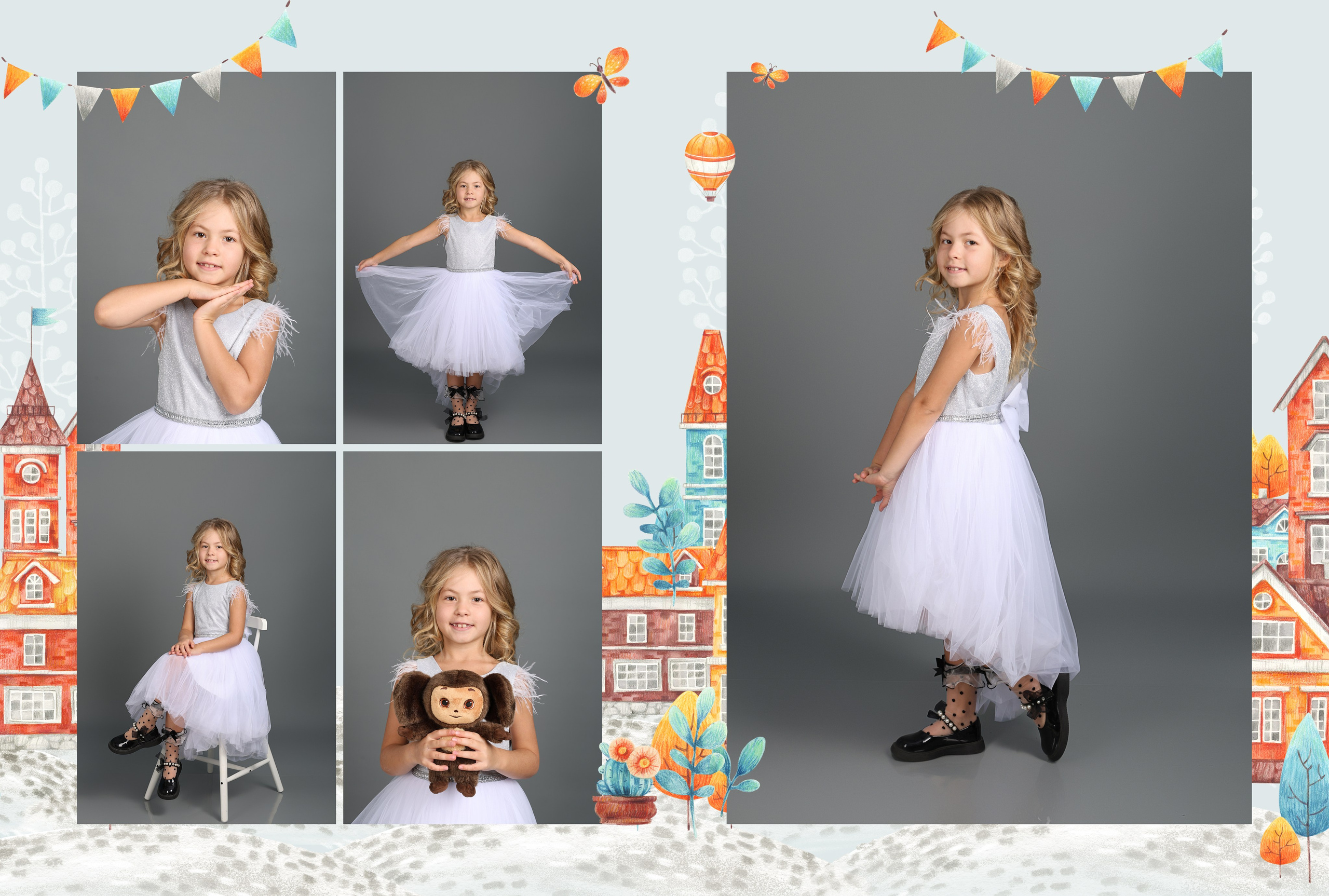 Фотокнига на 5 разворотов для Детского Сада. Выпускные альбомы для школьников и для детского сада в Иркутске