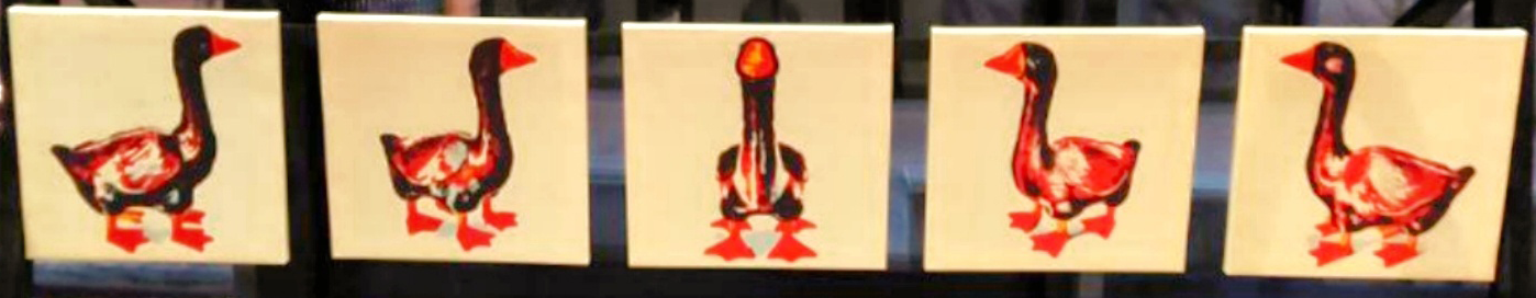 Серия «Гансы: первые». Визуальный арт пиксельный художник Василь Пиксель