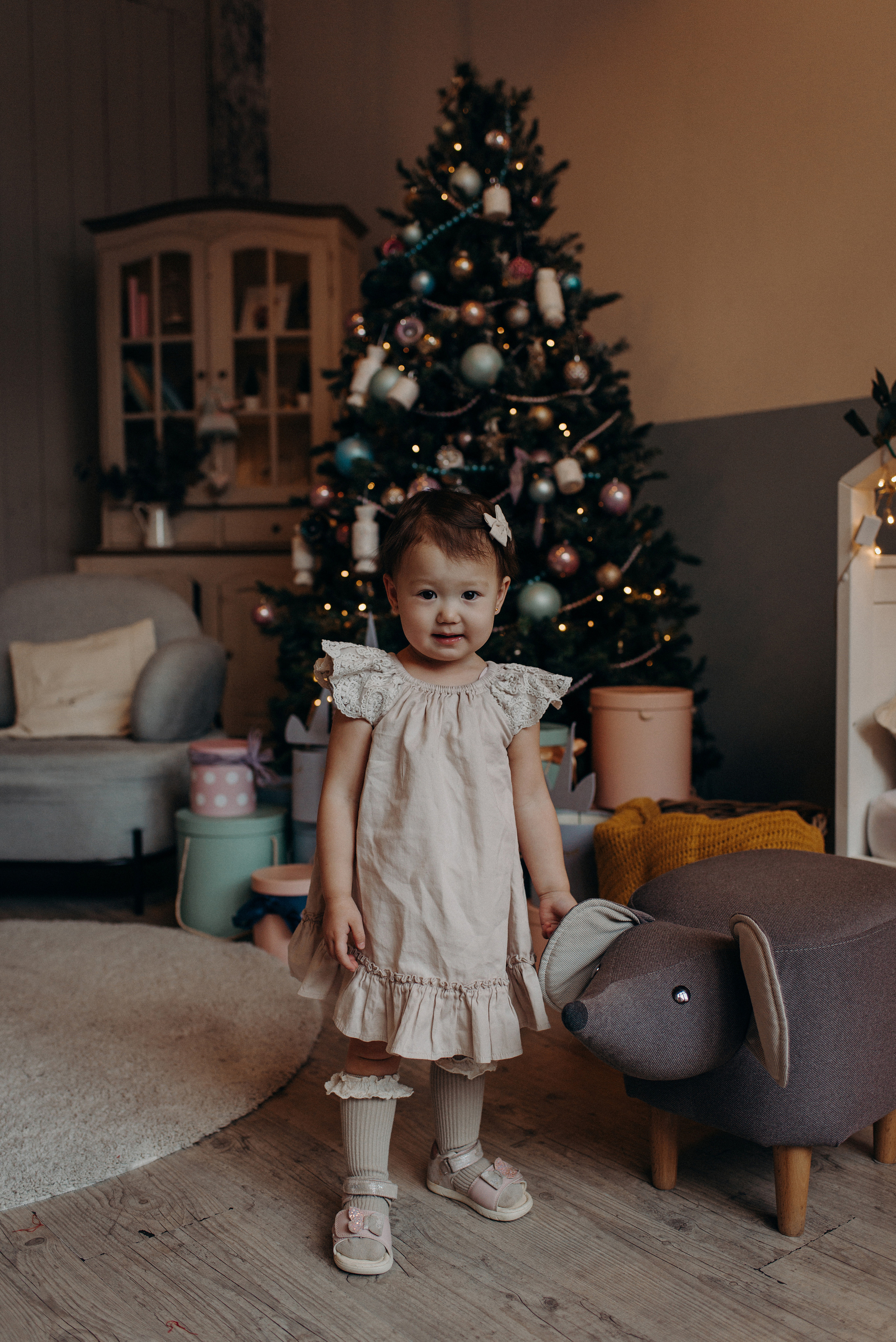 новогодняя фотосессия в студии в спб