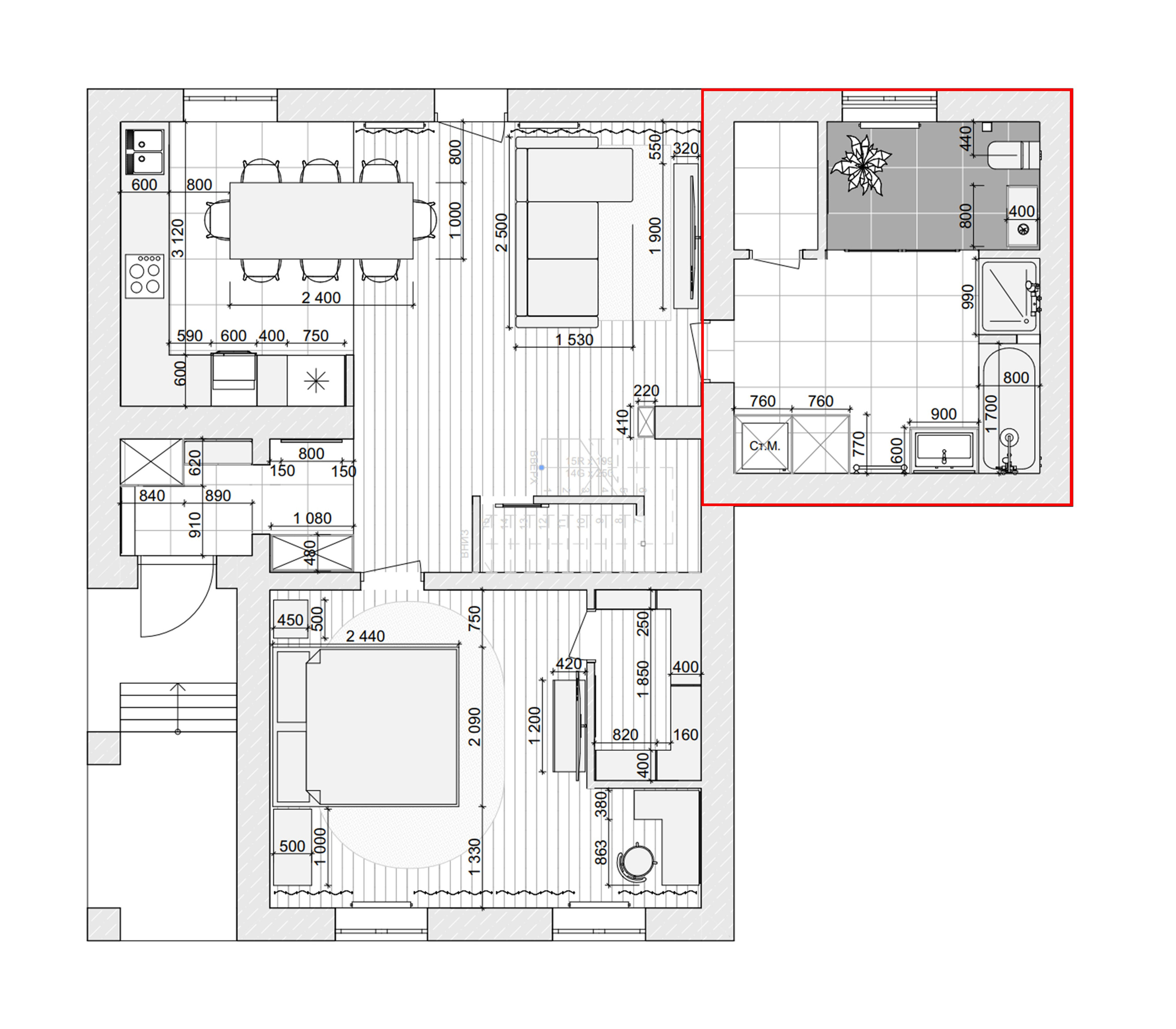 Проект дома в Белгороде. 3D-дизайнер Кристина Пуляевская