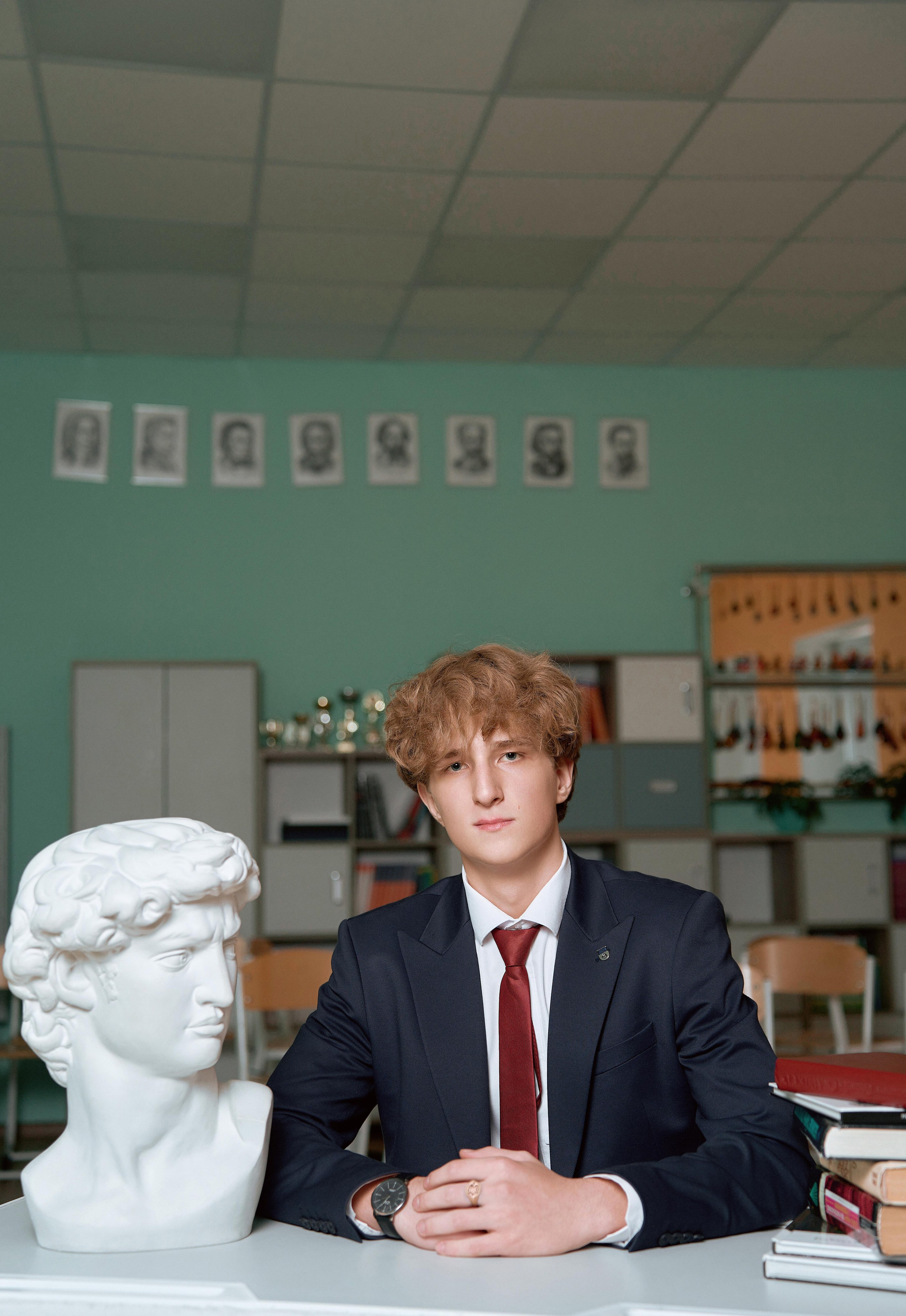 Как проходит съёмка школьников. Выпускные альбомы в Губкине. Фотограф Евгений Брюхович