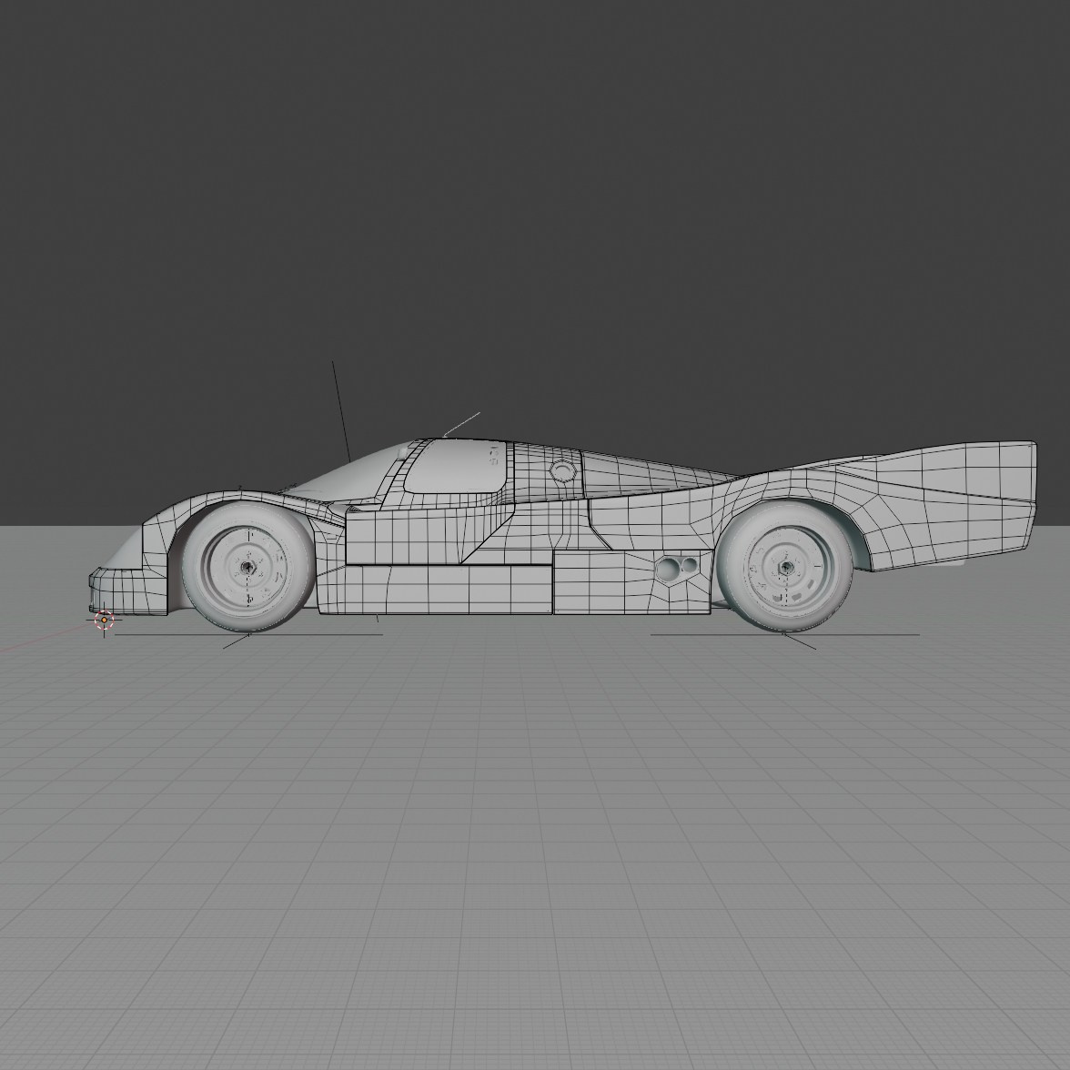 Porsche962. Архитектурная визуализация