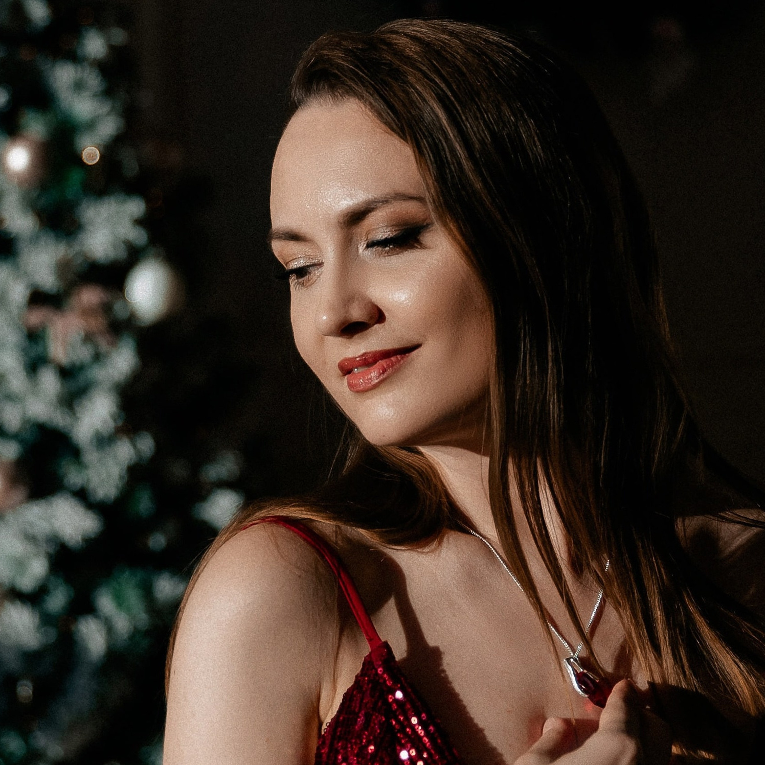 Портрет с цветным импульсом. Фотостудия DS Photo