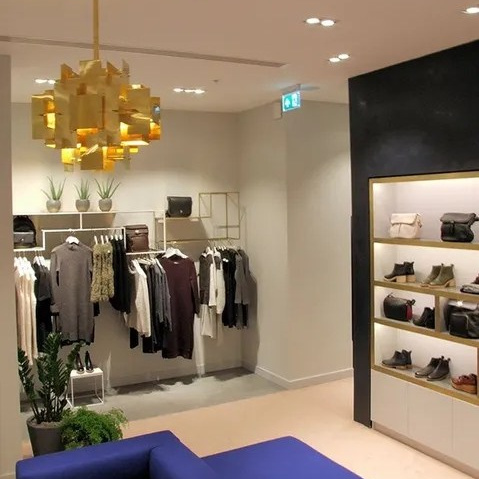 Планировочное решение. Интерьер салона одежды. Ритейл.