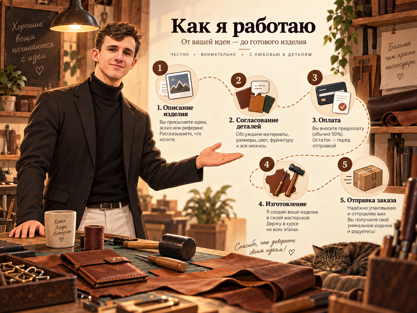 Кожевник Евгений Самойлов из Санкт-Петербурга