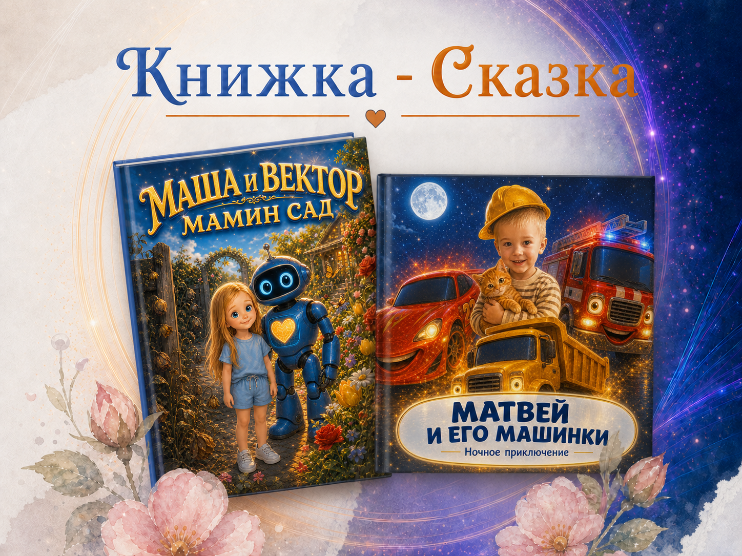 Николаева Виктория ваш фотограф в детский сад и школу в Краснодаре и по краю. Нейрофото, Открытки. Шарж. Дрим. Фотокнига. Сказка