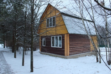 Коттеджа в Шалово-парк Серебряные ключи зимой