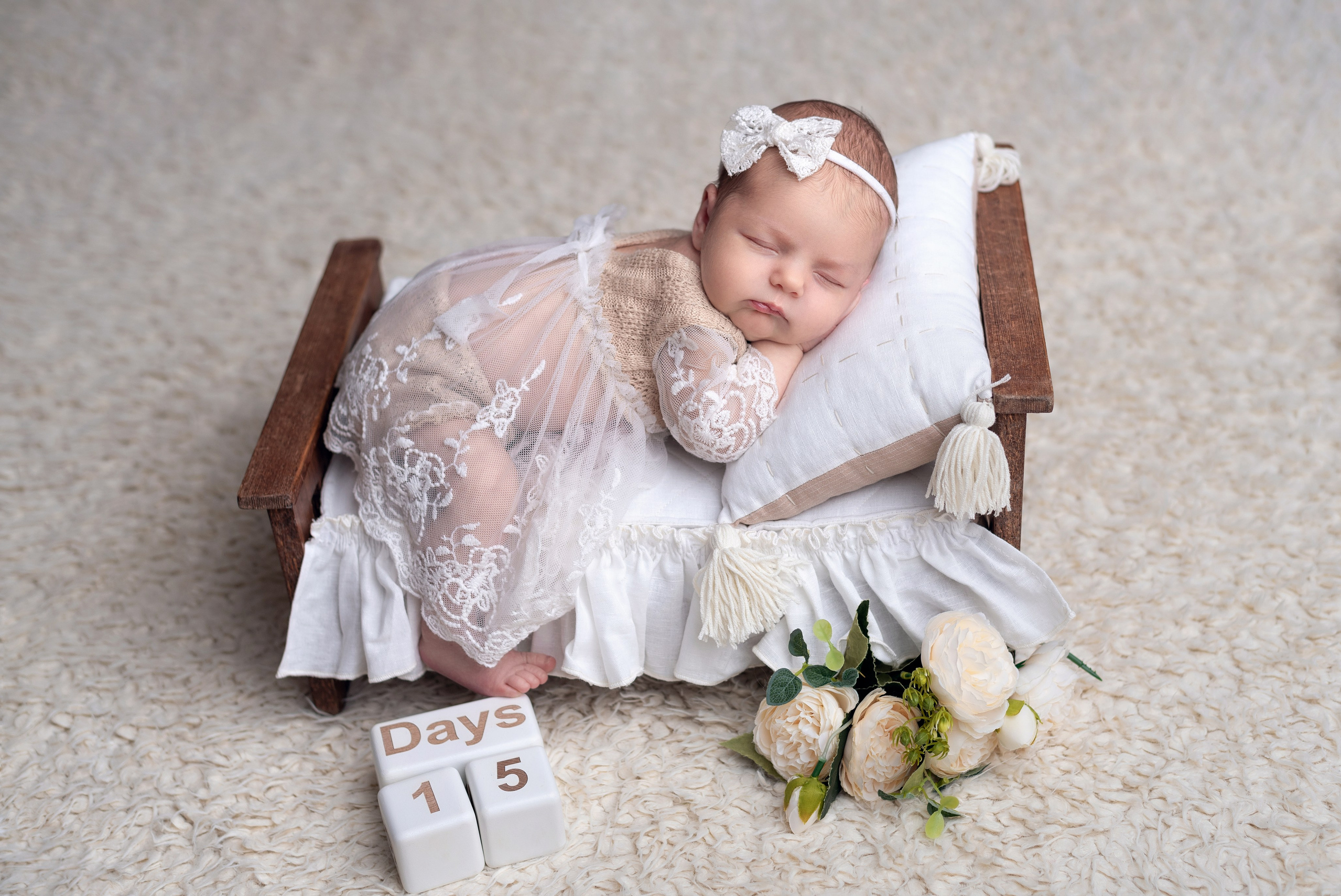 Гардероб девочки. Фотограф новорожденных в Екатеринбурге Анастасия Карманова