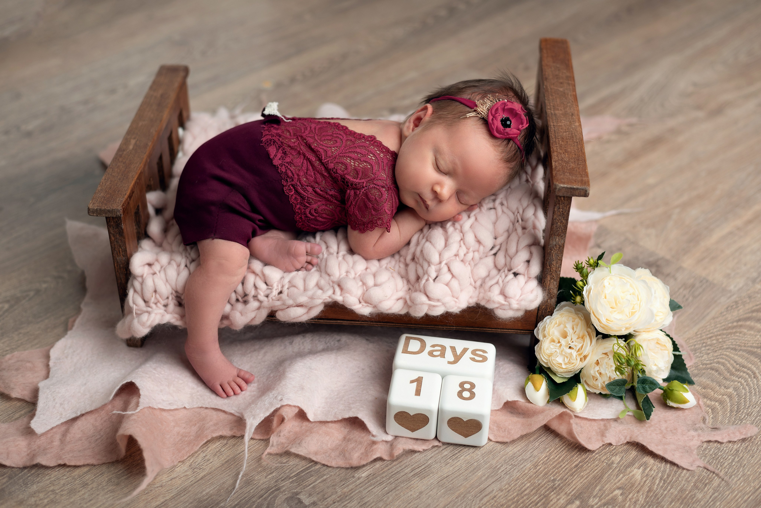 Гардероб девочки. Фотограф новорожденных в Екатеринбурге Анастасия Карманова