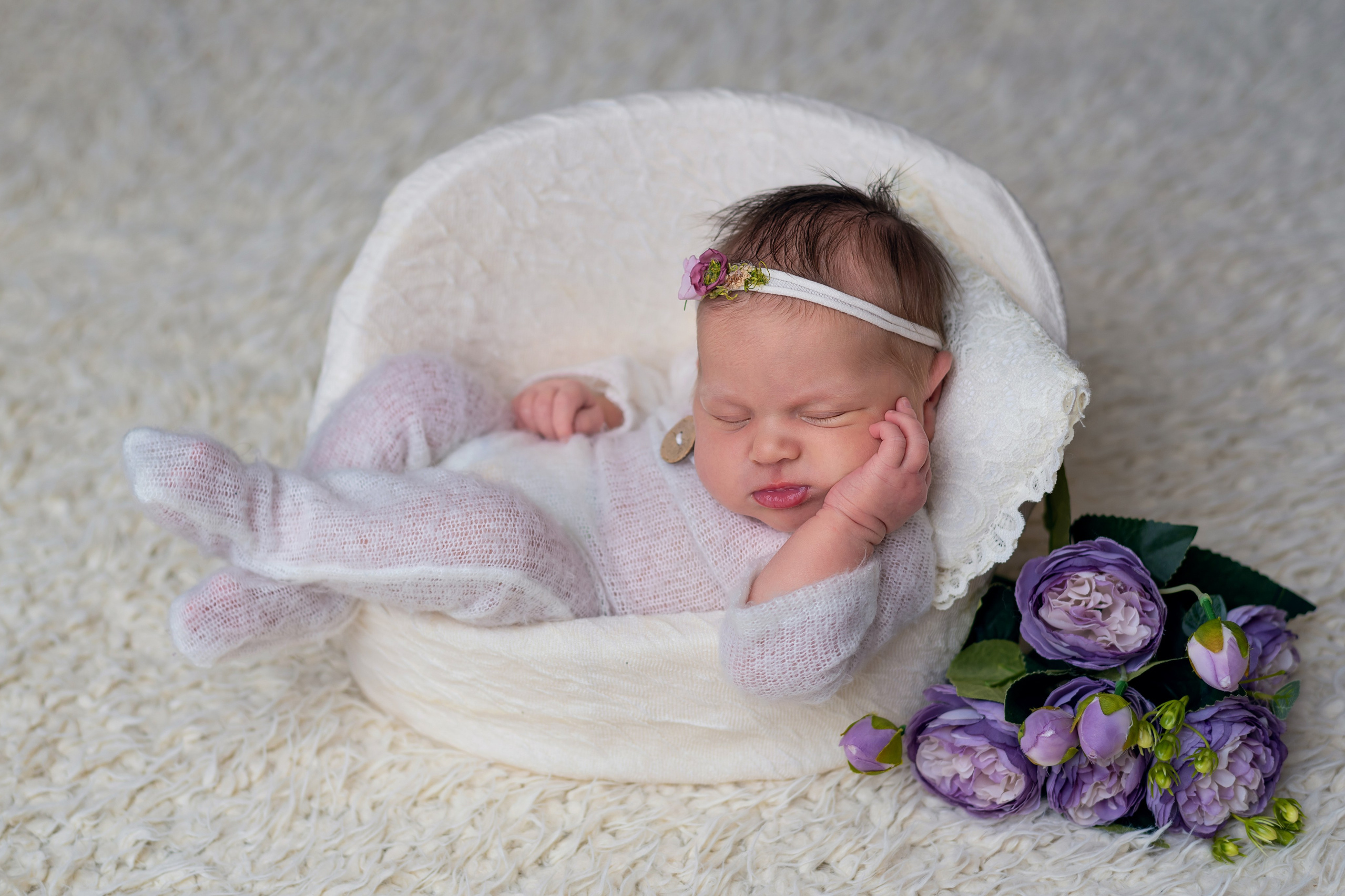 Гардероб девочки. Фотограф новорожденных в Екатеринбурге Анастасия Карманова