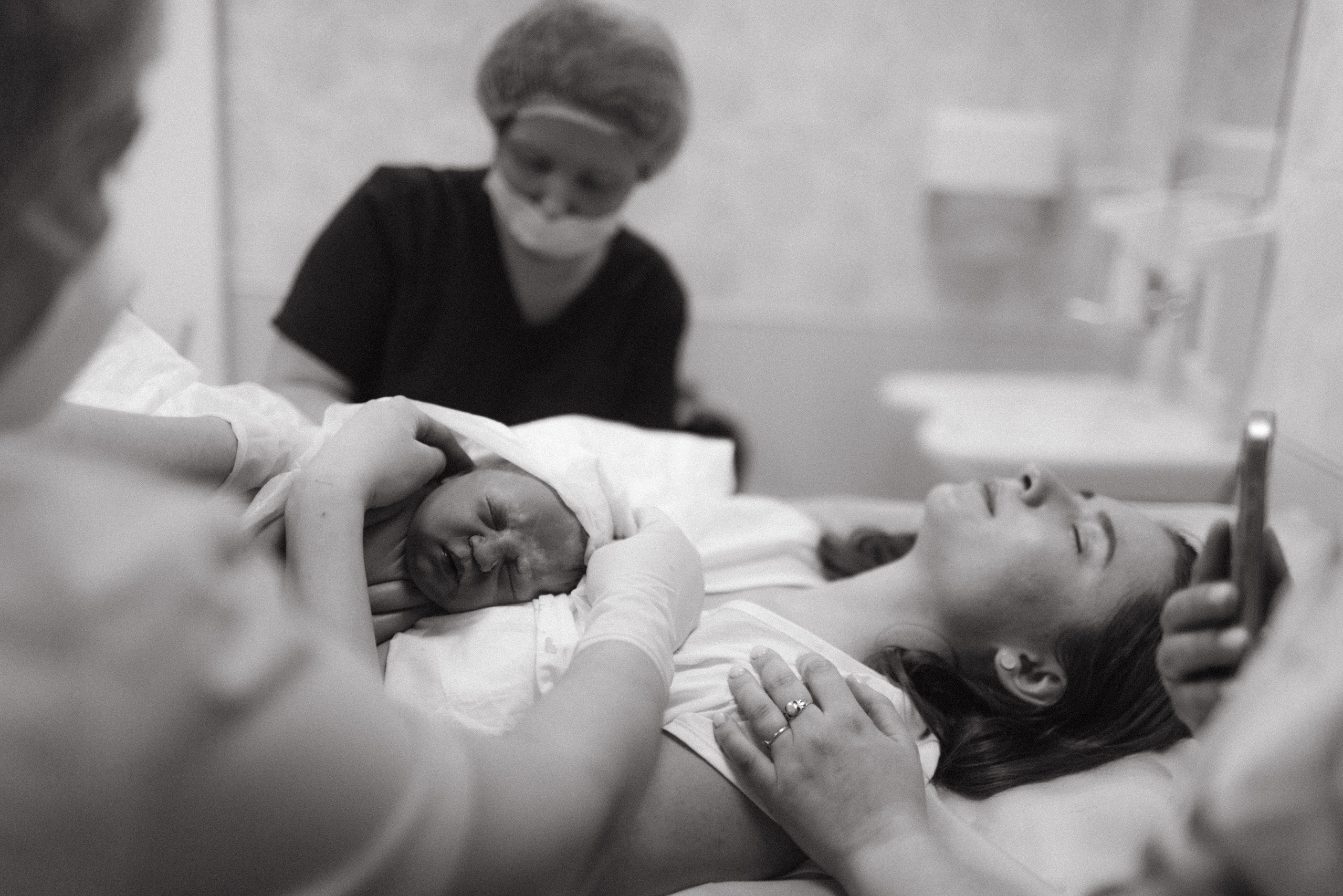 Съёмка родов. -