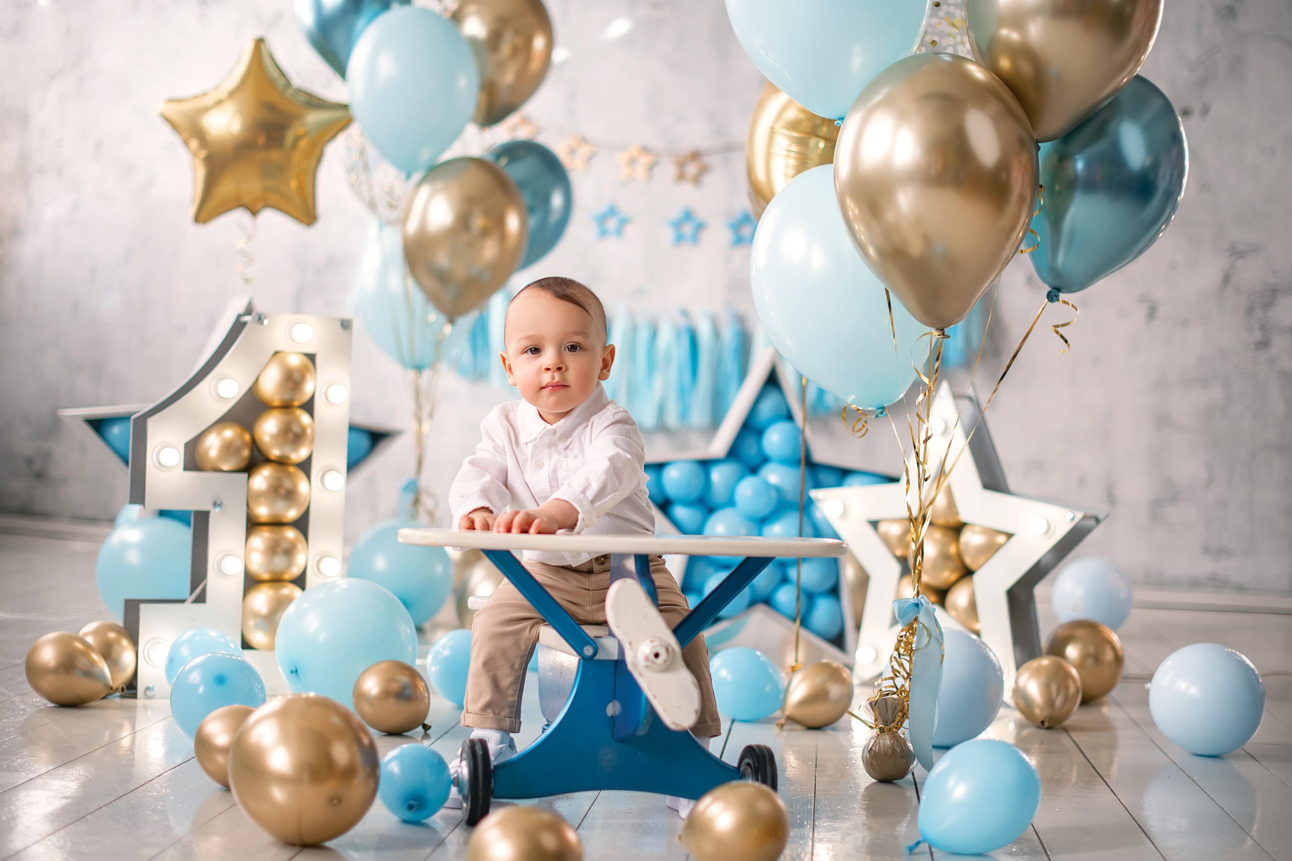 Фотосессия на 1 год мальчика