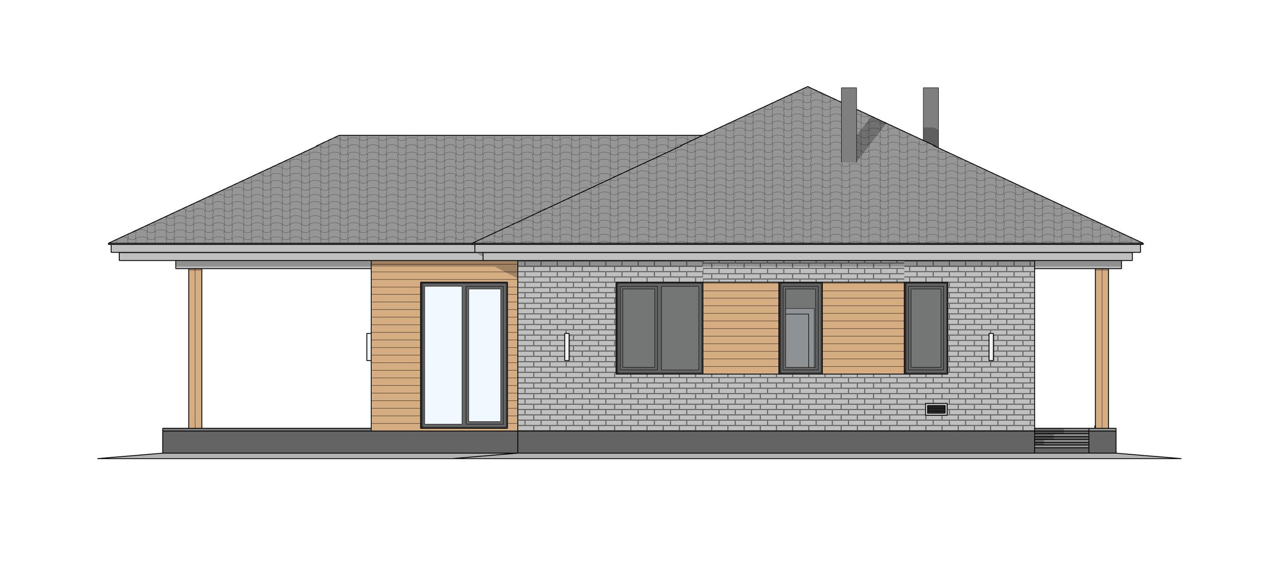 Дом Сахалин 100 м². Архитектурно-дизайнерское бюро ROOMS