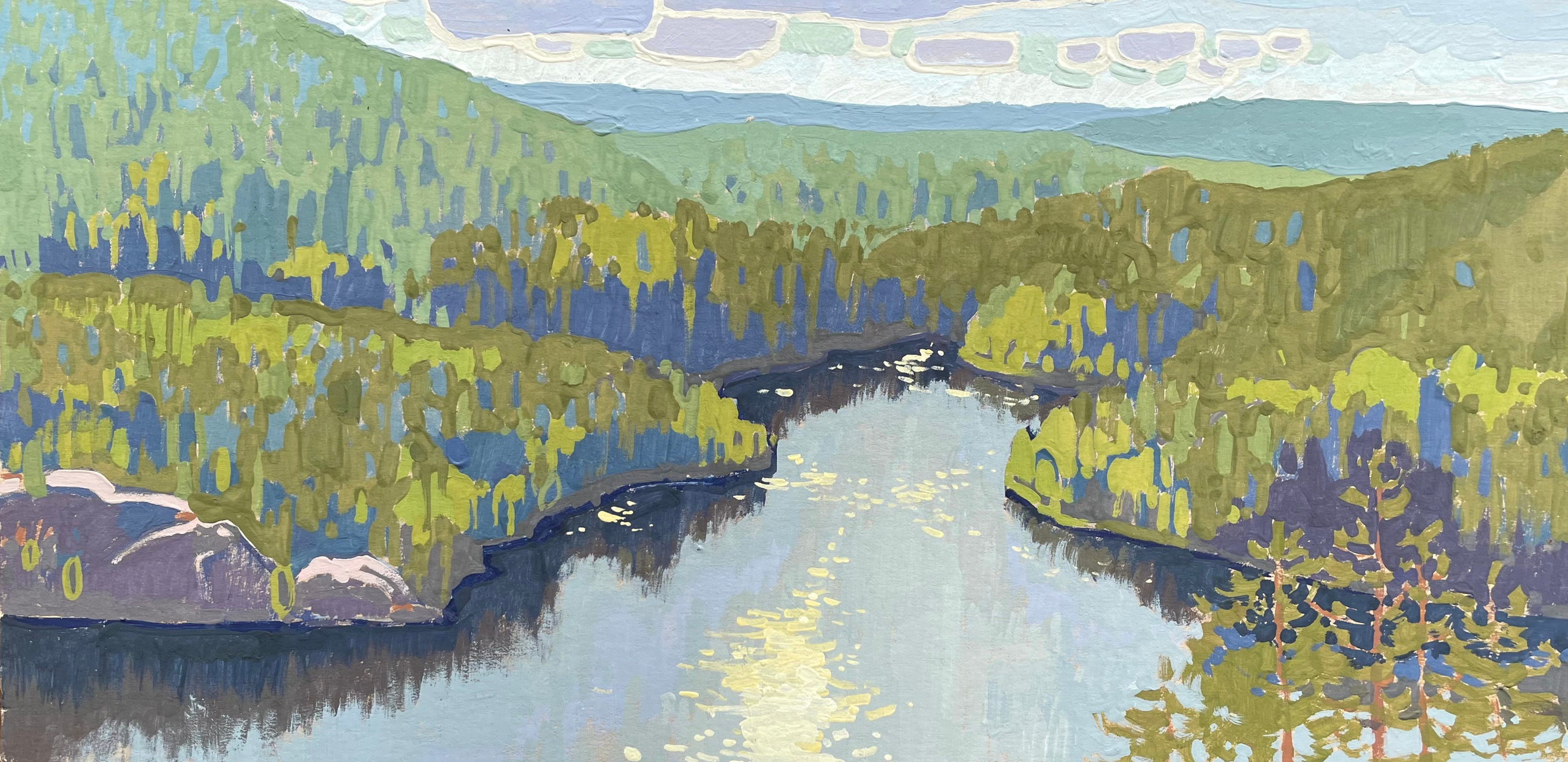 Пейзажи. Художница Лиза Владимирова