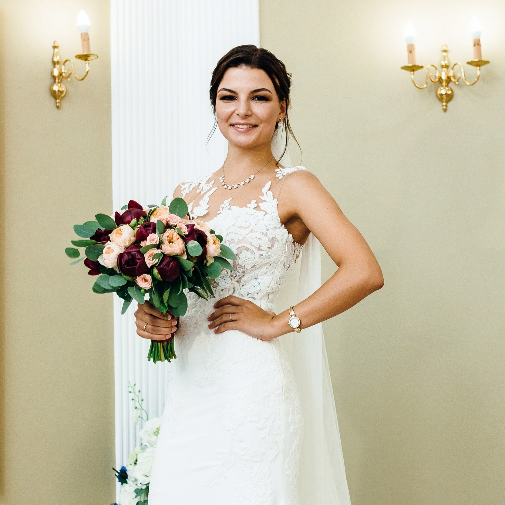 Фотосессия свадьбы в Таганском ЗАГСе – фото невесты