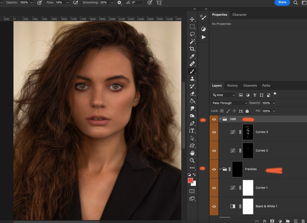 Retouching Training/Headshot Retouching Algorithm. AI Photo Retoucher and Image Restorer Zhanna Ognivo