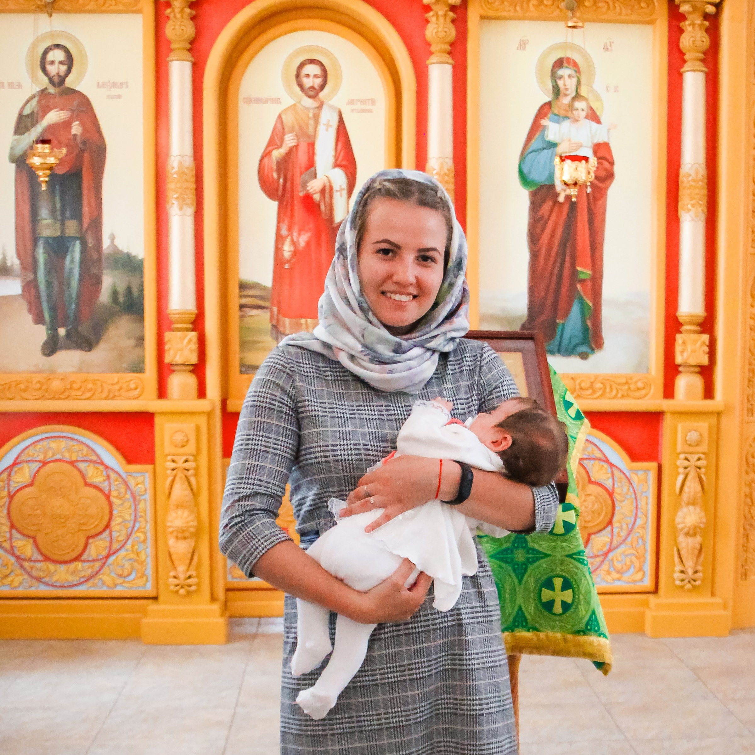 Крещение. Фотосессия беременности & материнства Коломна