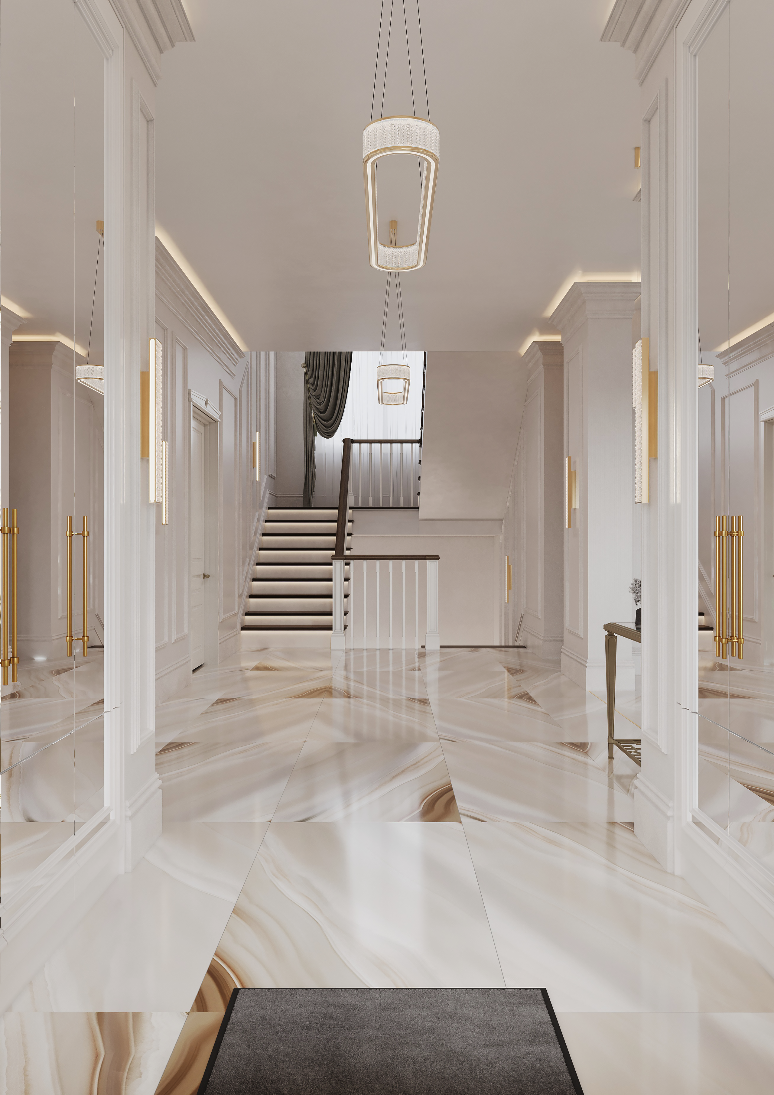 Интерьер дома в классическом стиле г. Пятигорск. Студия интерьерного и ландшафтного дизайна