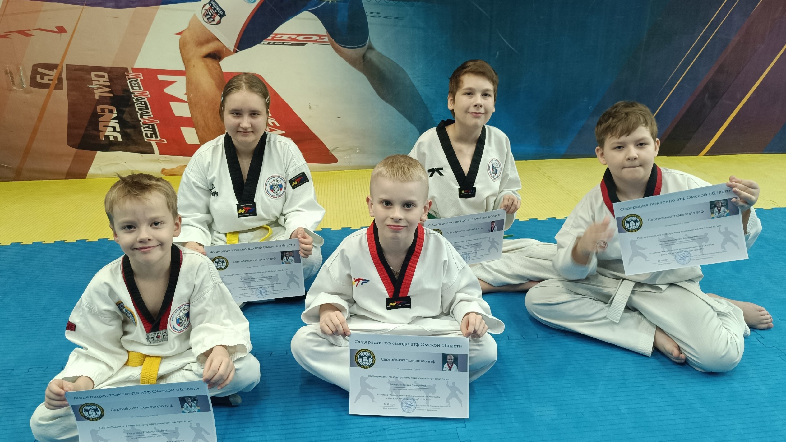 Аттестация на пояса тхэквондо