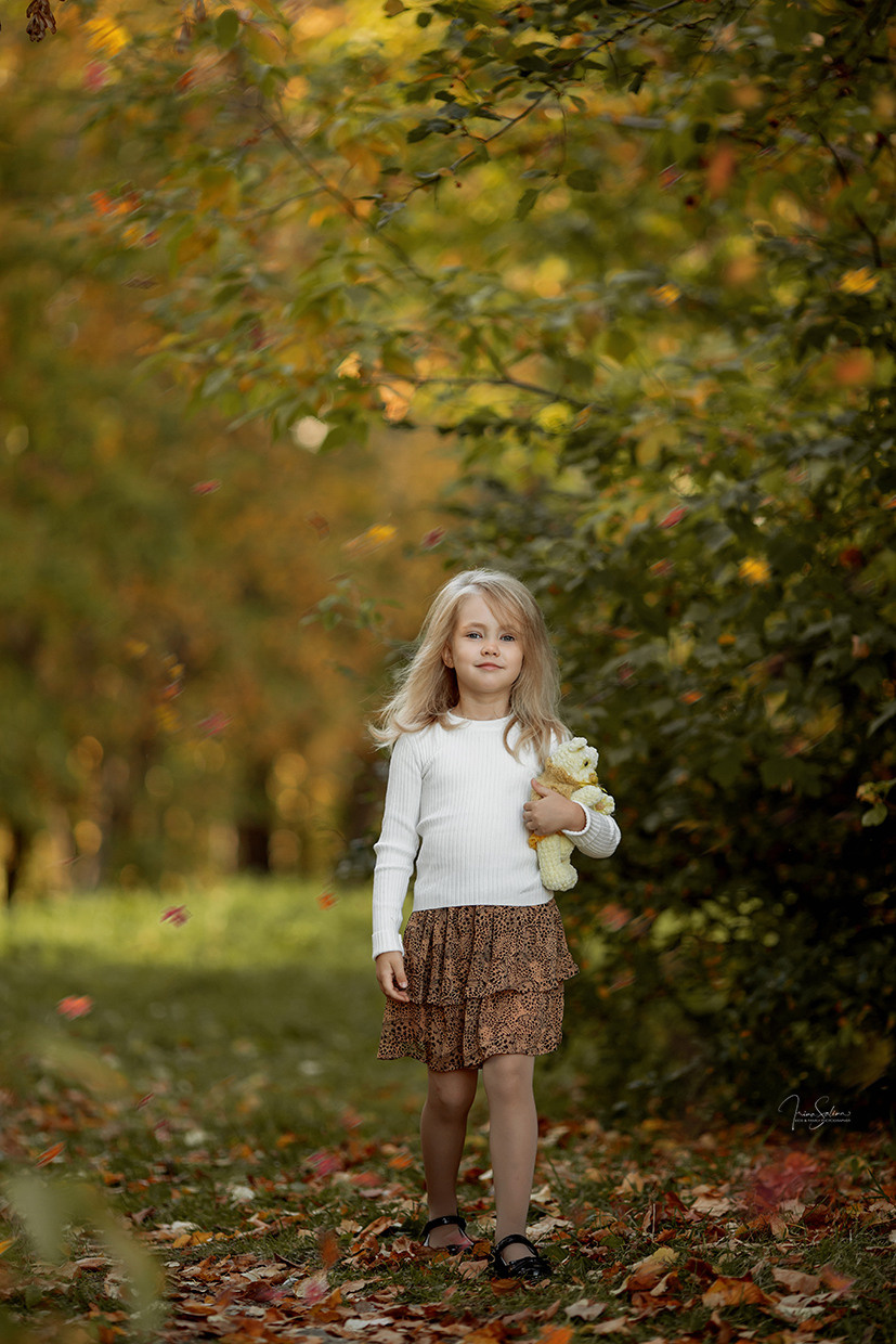 Детская осенняя фотосессия. Детский и семейный фотограф в Екатеринбурге