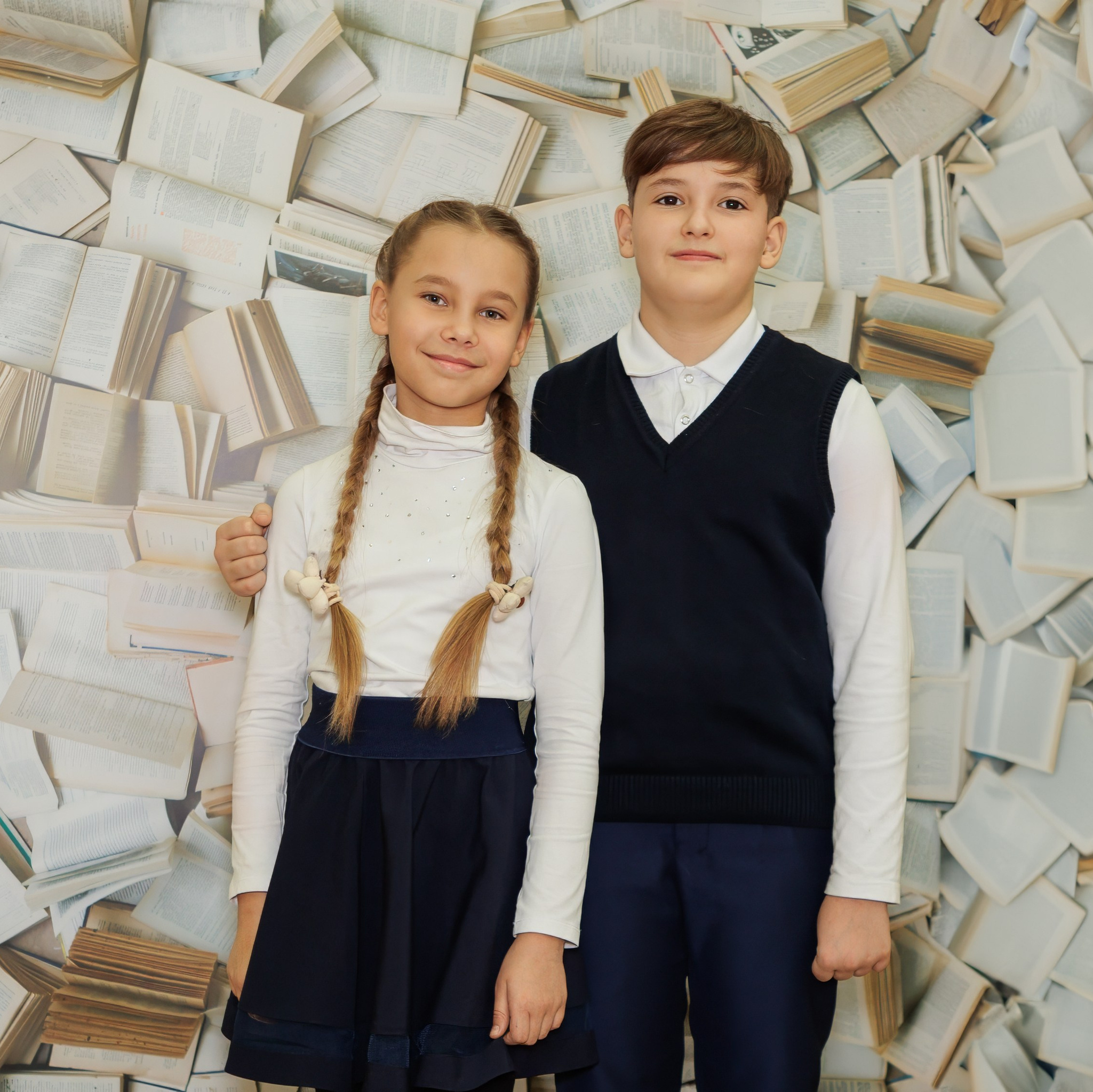 Портреты, общие фото и виньетки. Выпускные альбомы и школьный фотограф в Подольске, Троицке, Щербинке, Москве и Московской области