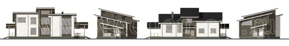 «Знаменское» 365 кв. м. Проекты деревянных домов