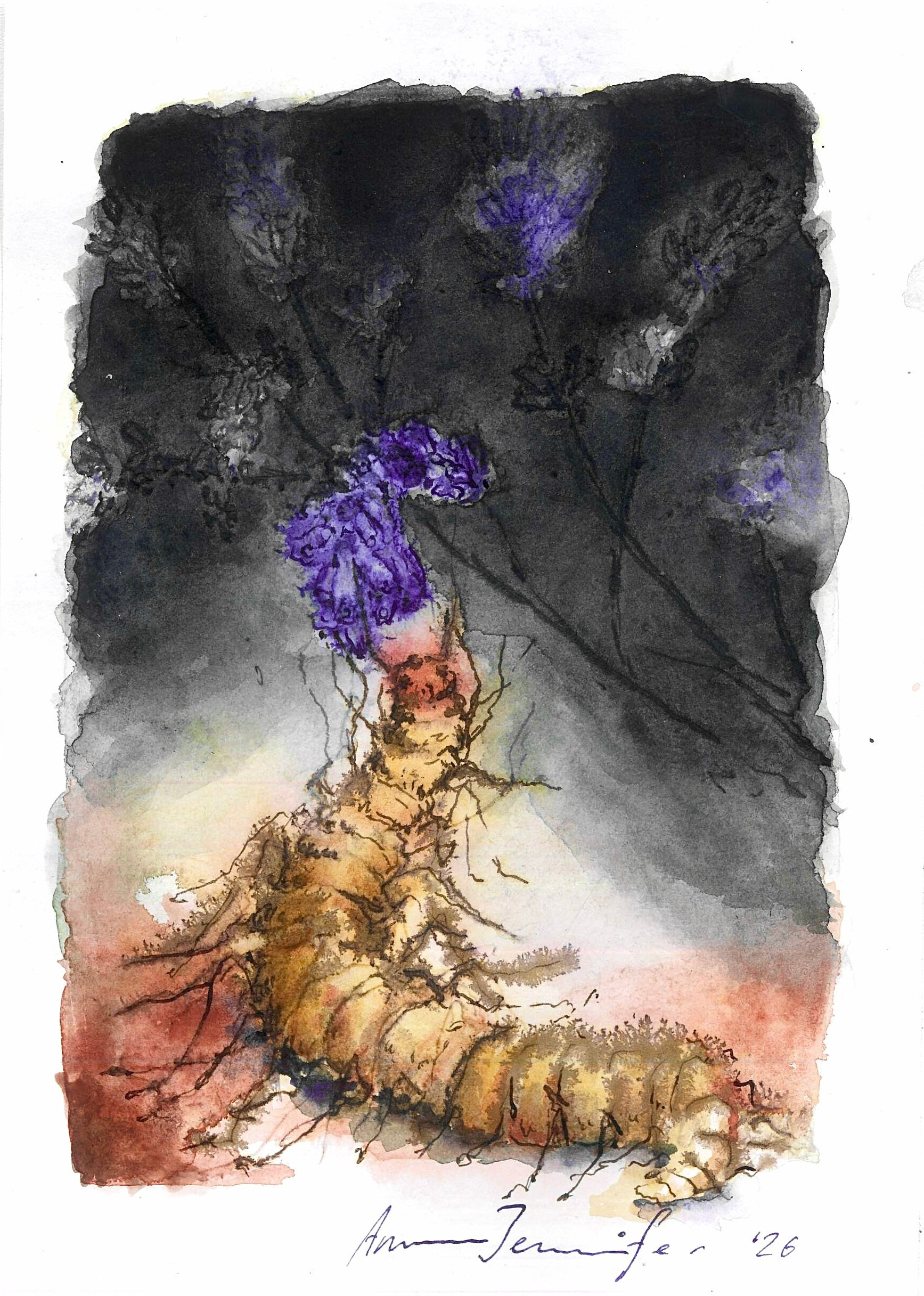 Watercolors. Artist Анна Дженнифер
