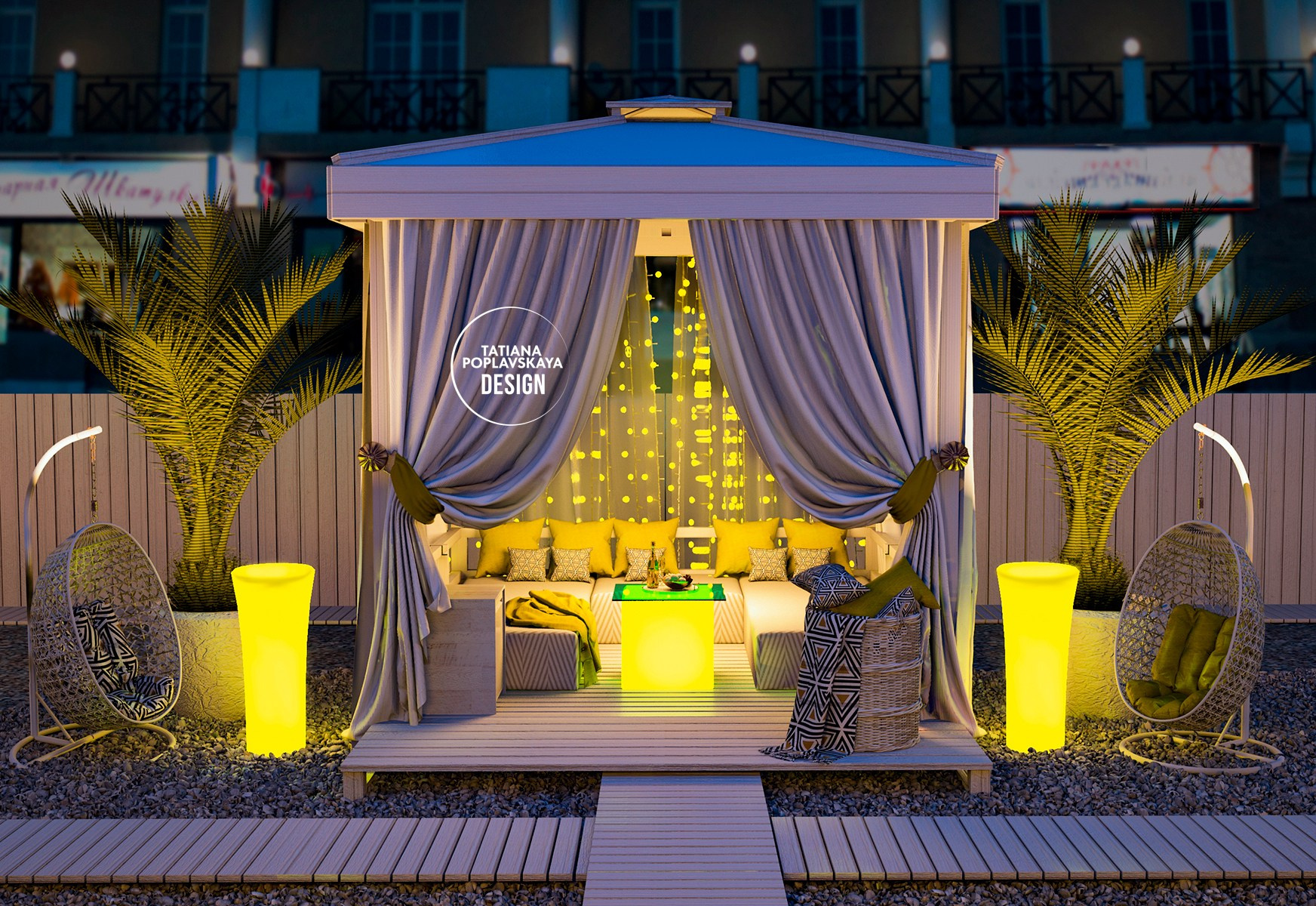 Благоустройство центрального пляжа «Приморский» Сочи. Интерьерный дизайнер в Сочи Поплавская Татьяна. Проектирование интерьеров и организация процесса ремонта