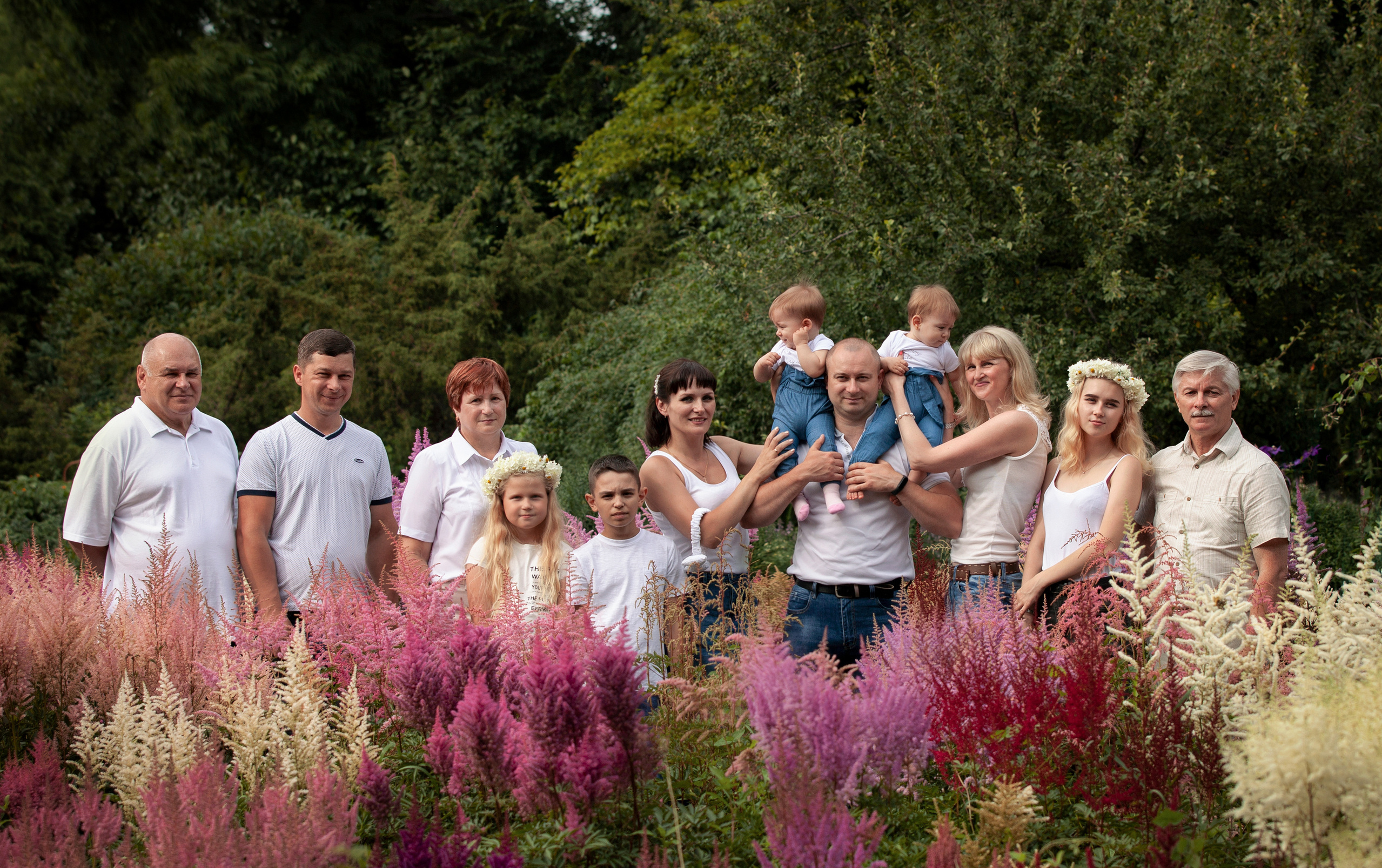 большая семья, поколения