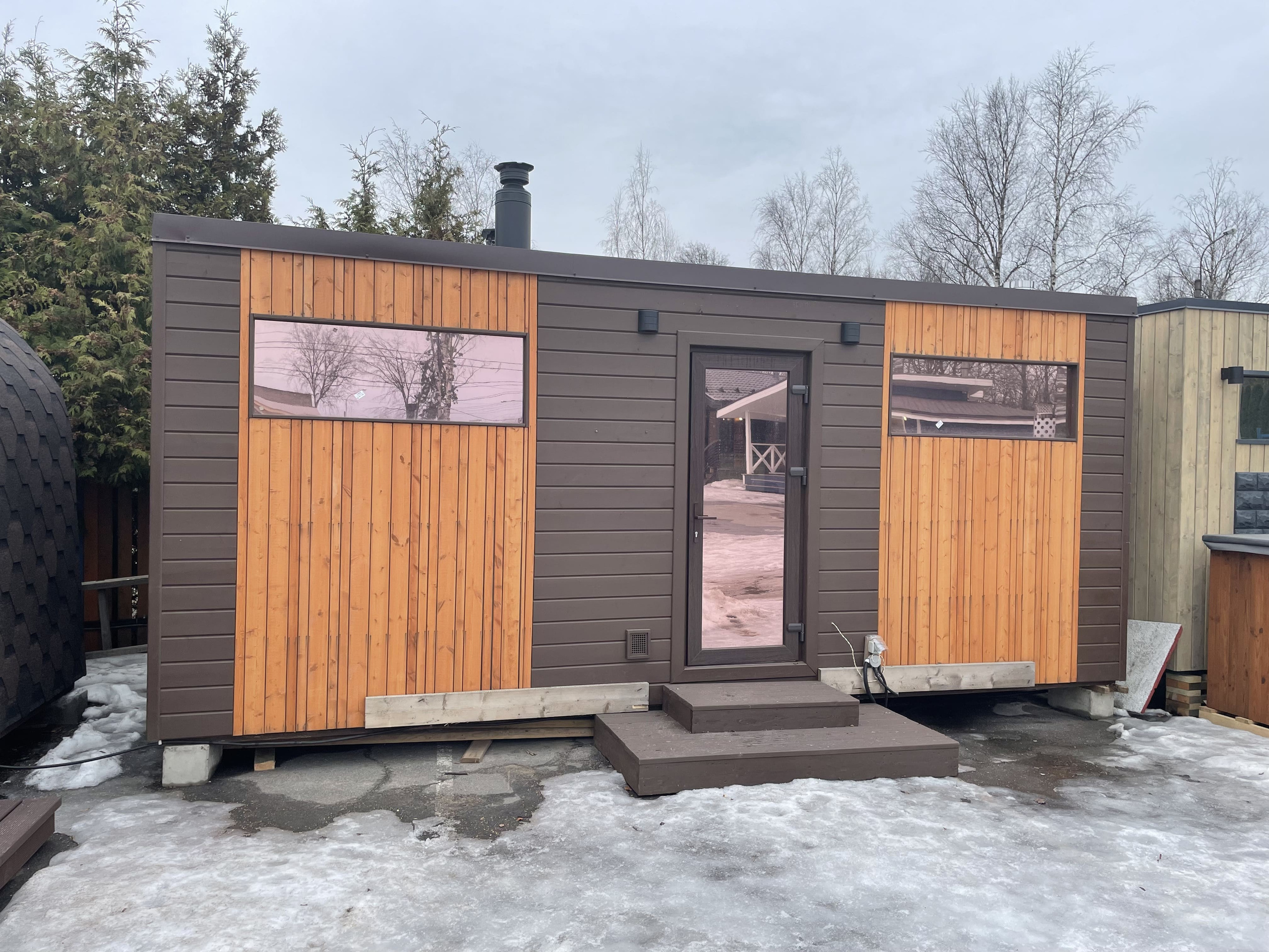 Баня Аврора. Строительство модульных бань