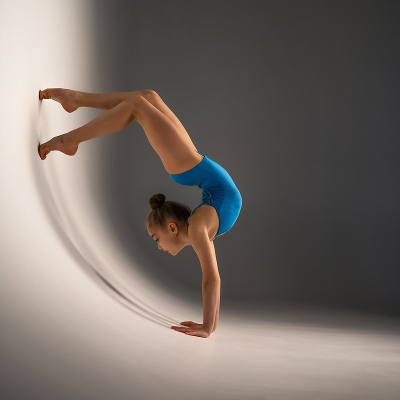 Спортивная яркая фотосессия для гимнасток. Спортивный и портретный фотограф