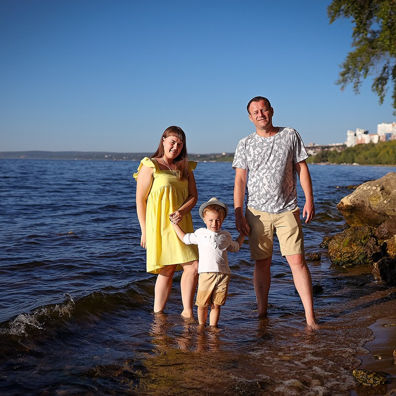 Семейная фотосессия в Самаре. Фотограф новорожденных в Самаре Марья Андерсен