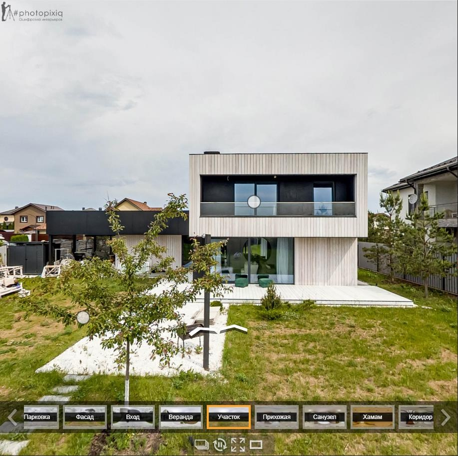 Создание виртуальных туров для загородной недвижимости. Интерьерная съёмка и виртуальные туры — Интерьерный фотограф Кузнецов Сергей (photopixiq)