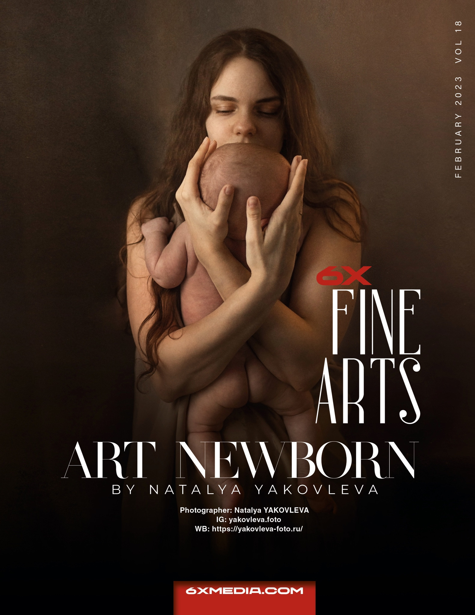 Обложки и публикации в журнале 6Х. Фотограф Наталья Яковлева, Санкт-Петербург. Семьи, ньюборн, крещения